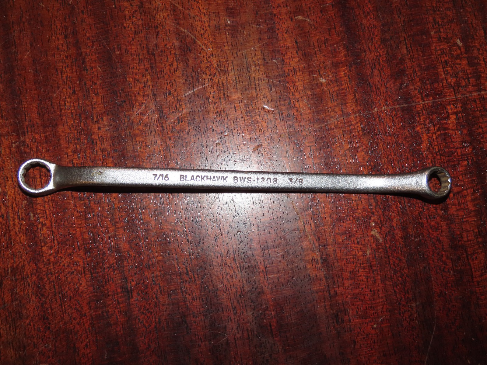 Blackhawk BWS1208 12 point 7/16″ x 3/8″ Offset Double Box Wrench USA