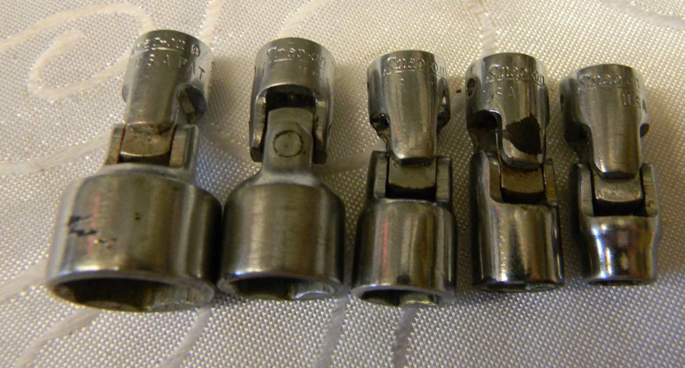 SNAP-ON 1/4″ DRIVE 5PC SAE 6PT SHALLOW UNIVERSAL SOCKET SET #106TMUSA