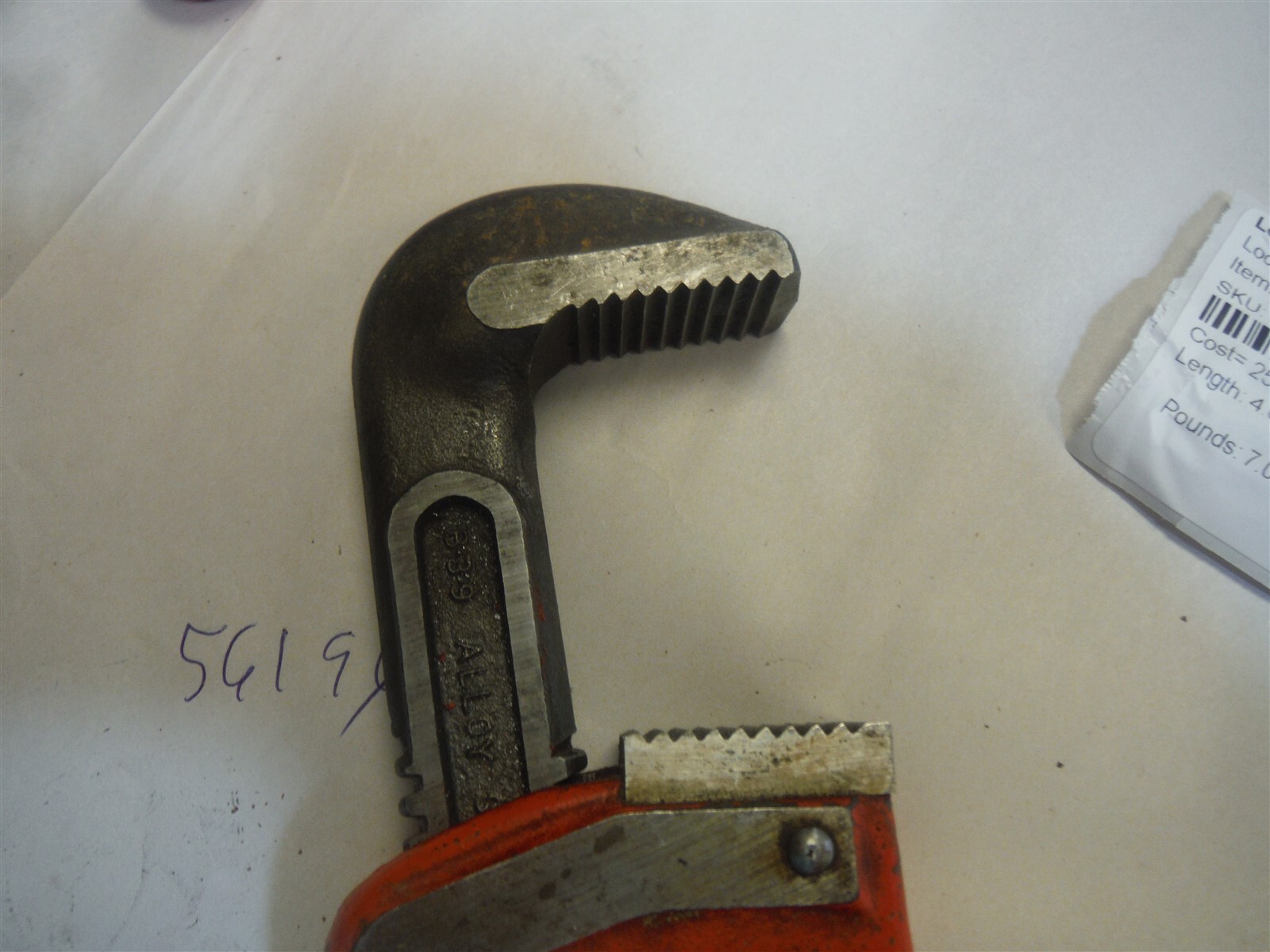 Lot of 2 ridgid pipe wrenches 14″ & 10″ *T02