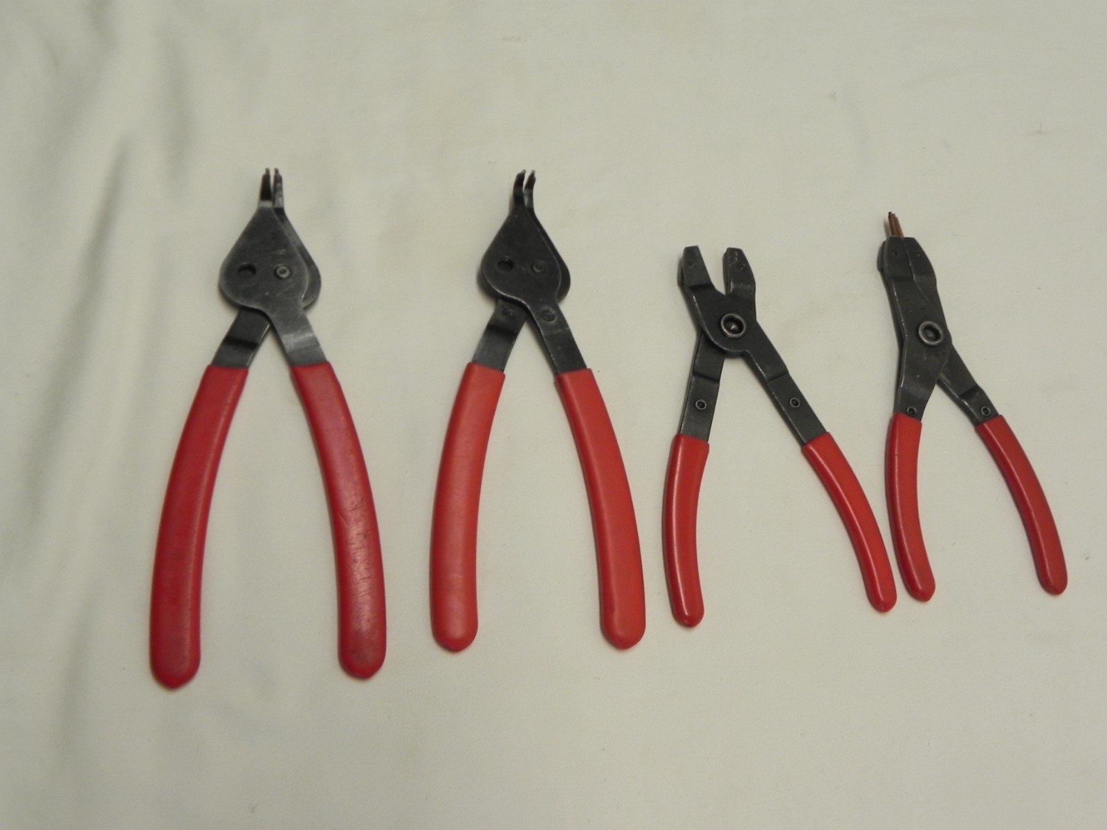 Mac 4 Piece Snap Ring Pliers Set Red