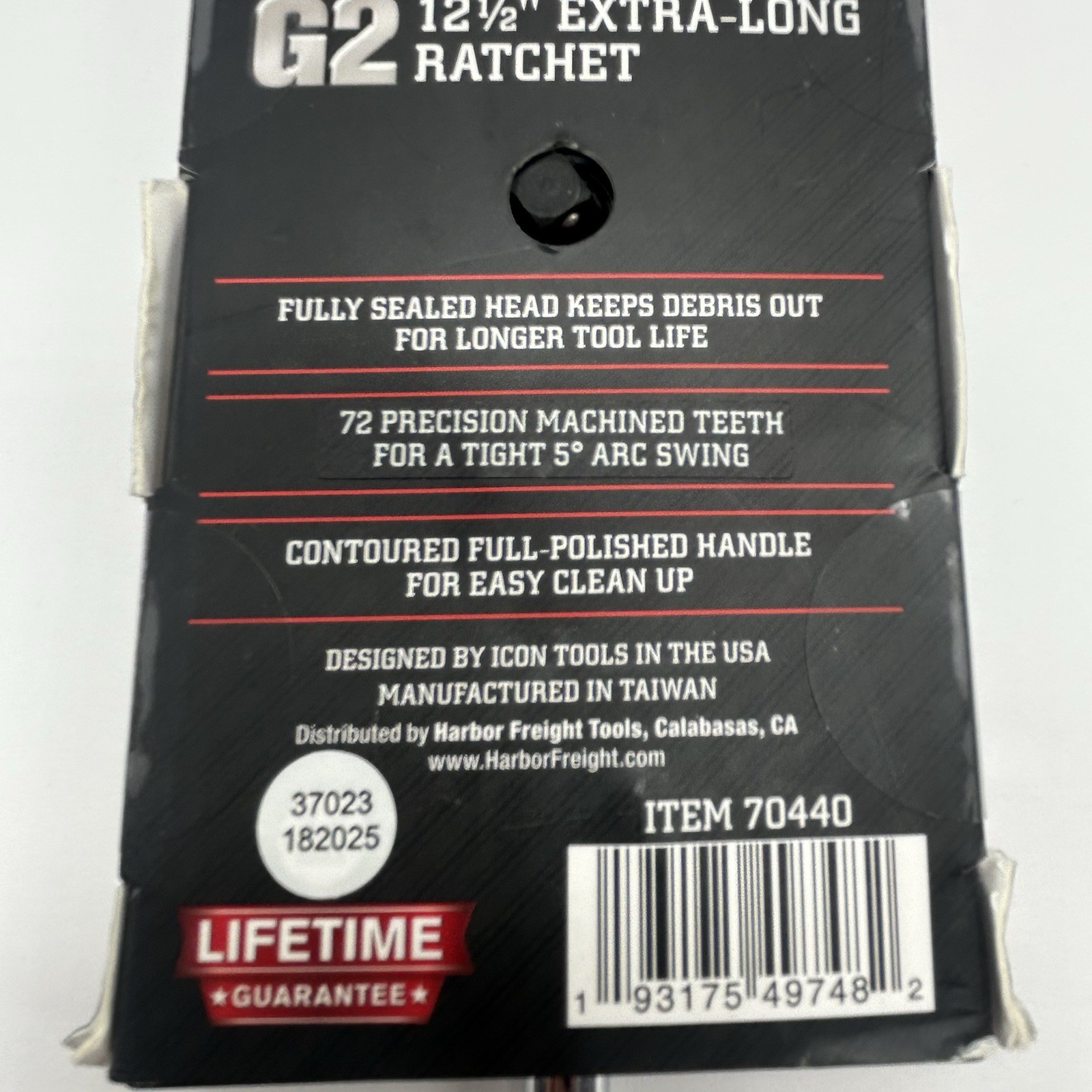 ICON R1XL G2 1/4″ Drive 12.5″ Extra Long Ratchet 70440