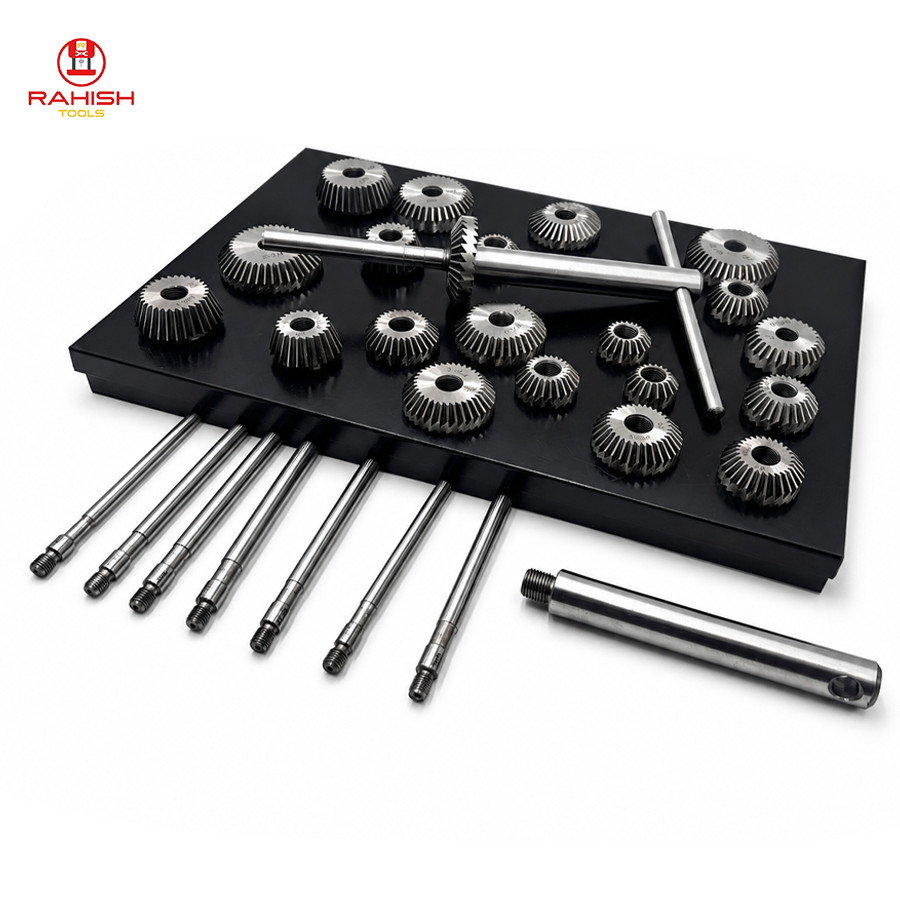 Valve Seat & Face Cutter Set 21 Pcs Set For Vintage Cars & Bikes RAHISHTOOLS
