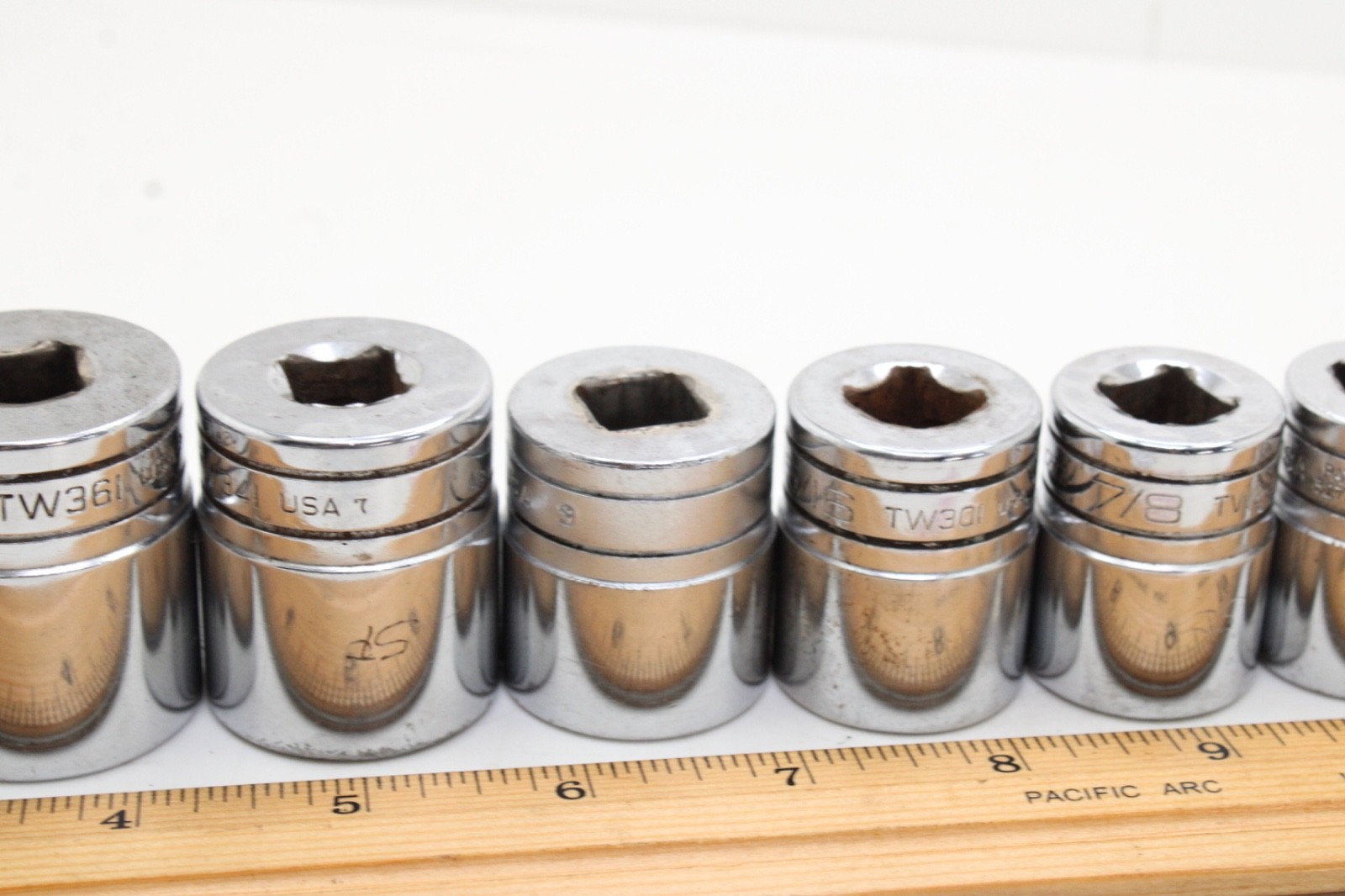 Snap On 315TWYA 3/8″-1-1/4″ 1/2″ Drive 6 Point SAE Chrome Standard Socket Set US