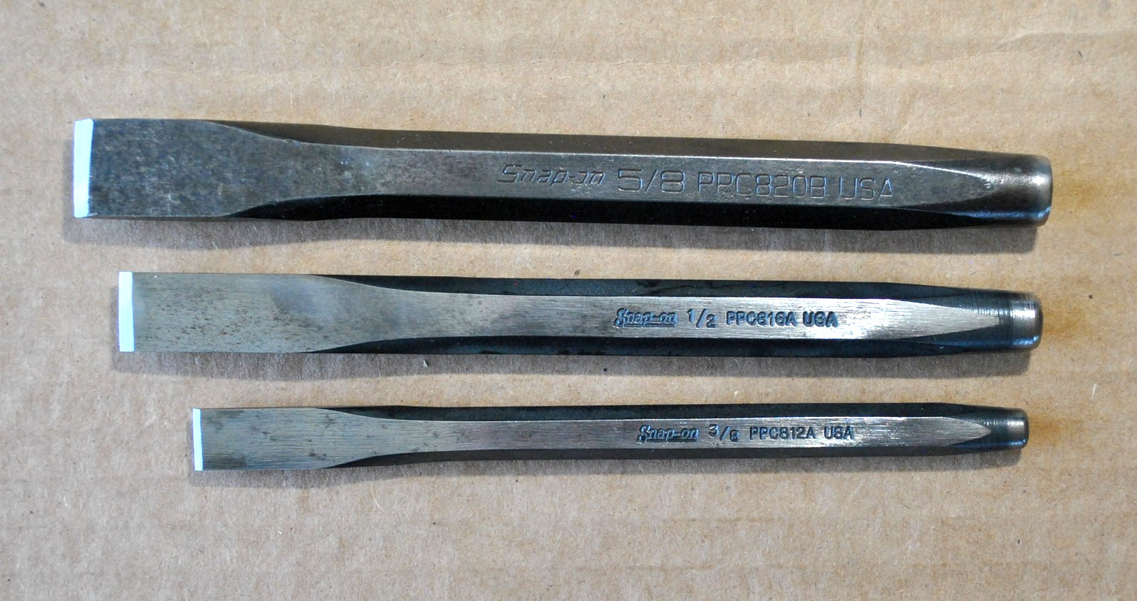 Snap On Tools 11 pc Punch and Chisel Set Automobile Tools Motorcycle Tools