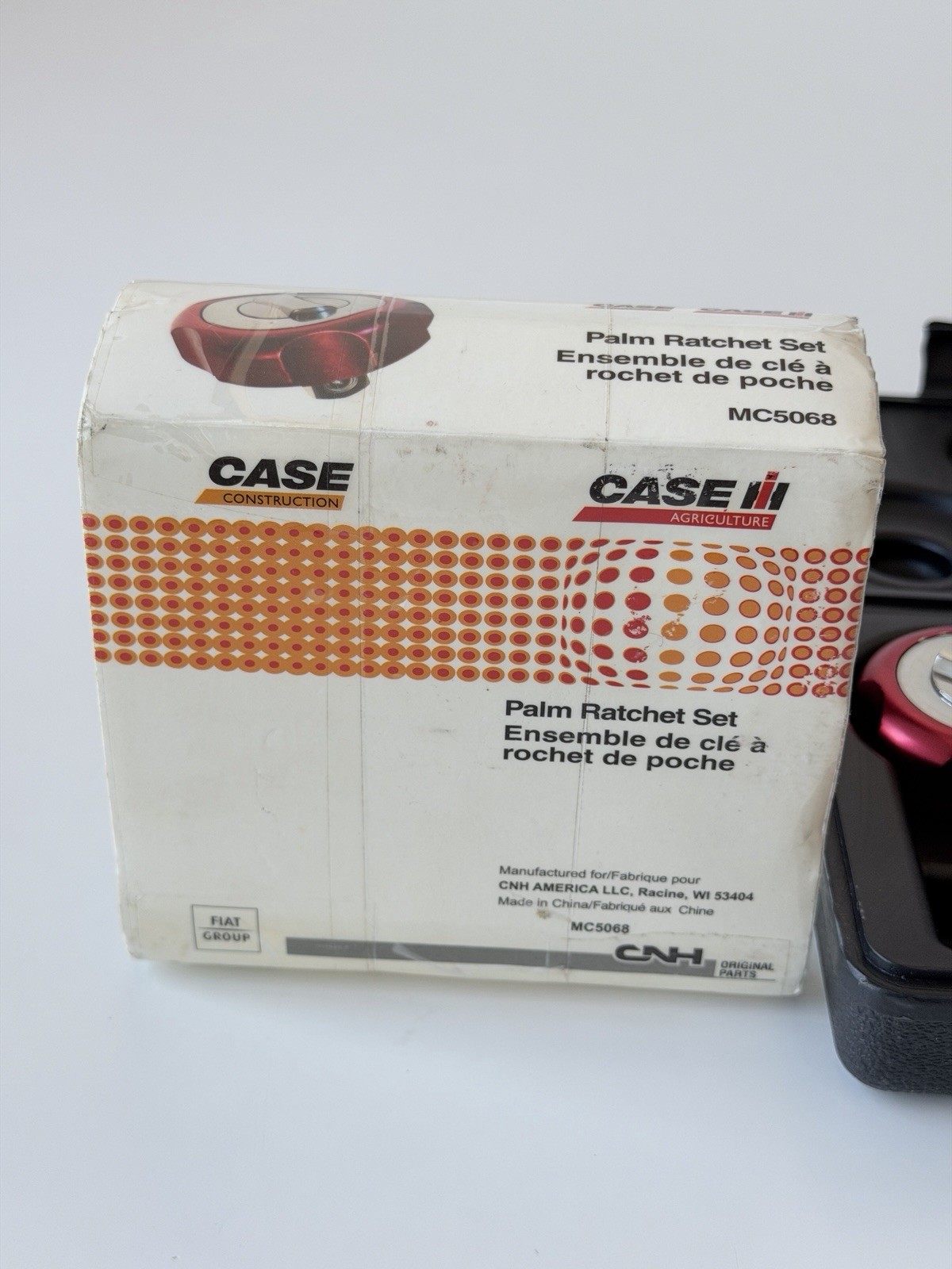CASE Construction Palm Ratchet Set 1/4″ 3/8″ 1/2″ Drive W/Case MC5068