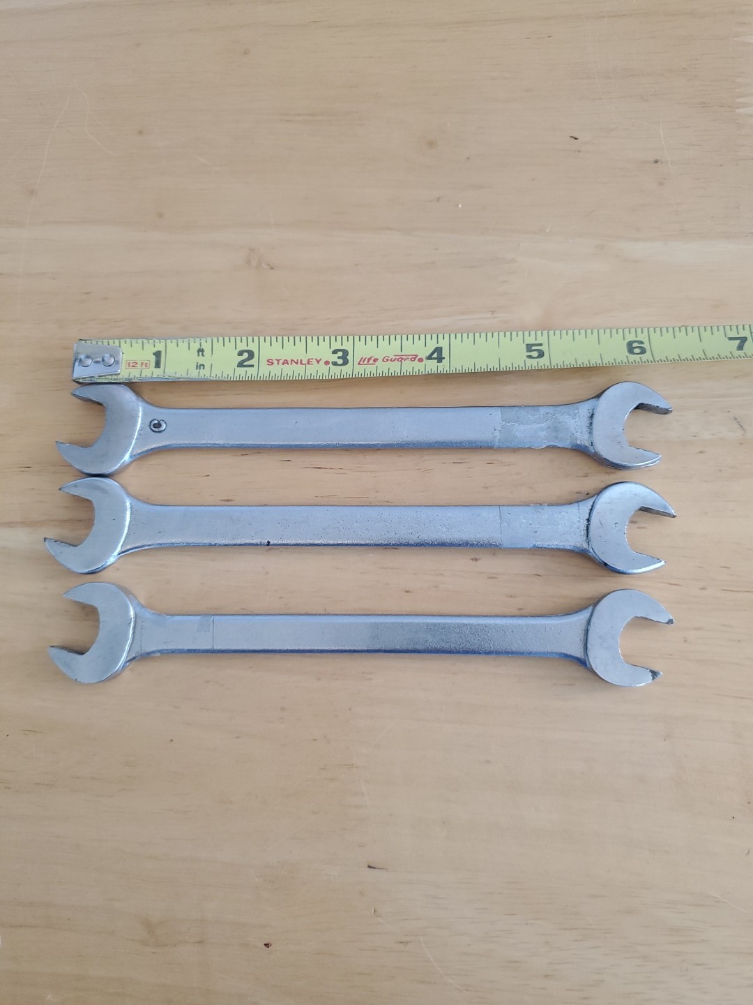 Thorsen Tools (3) 1/2″x 7/16″ Open End Wrench’s #3014 USA Made