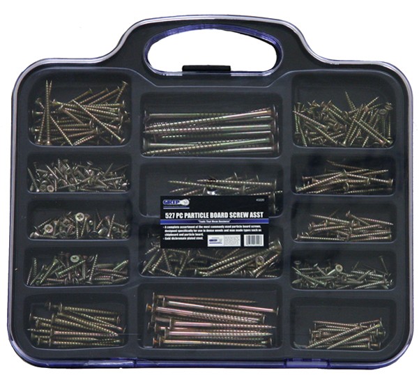 GRIP ON TOOLS 527PC WOOD SCREW ASST GRI43220