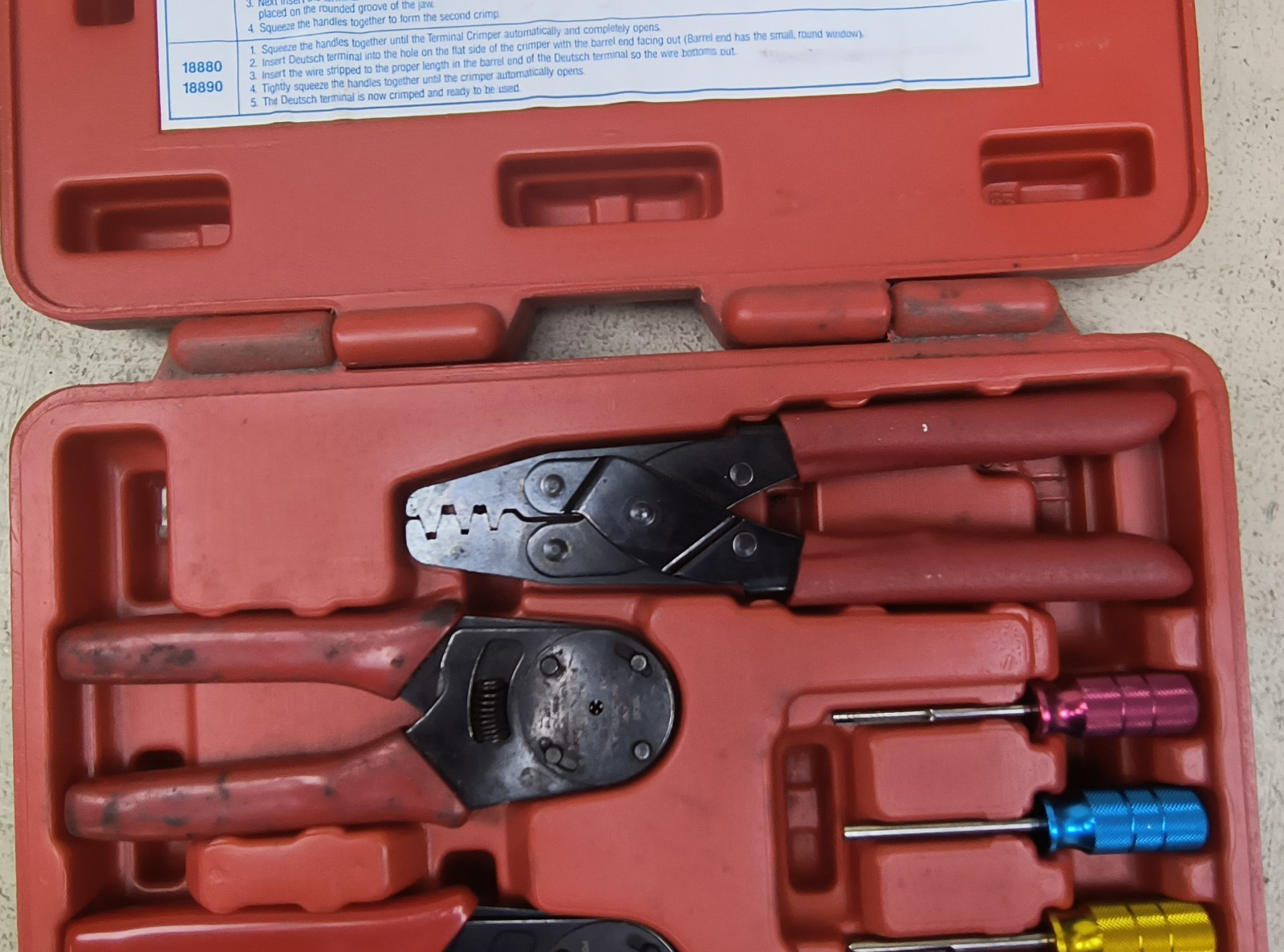 Tool Aid 18650 Deutsch Terminals Service Kit FREE SHIPPING