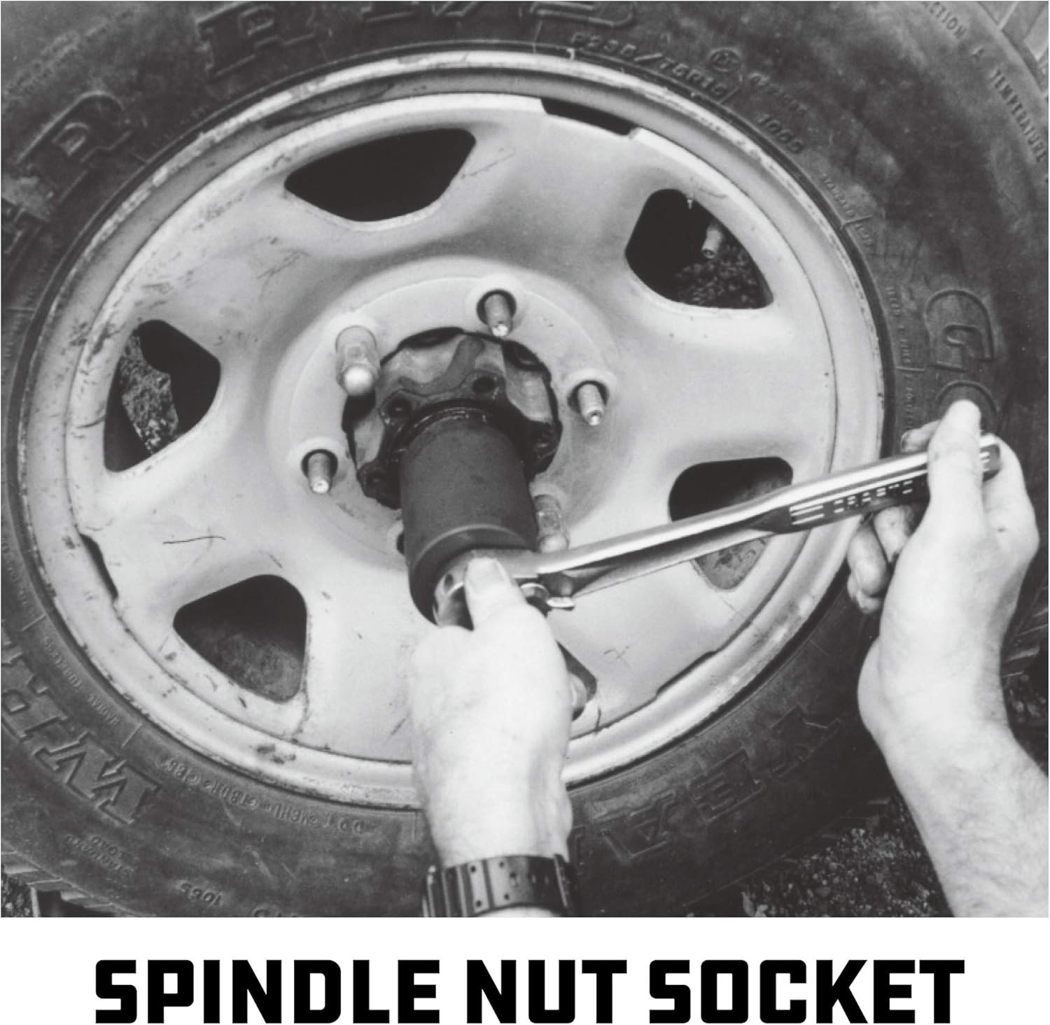 Ford Spindle Nut Socket 4-Lug – 2-3/4″ Outer, Durable Chrome Vanadium Steel