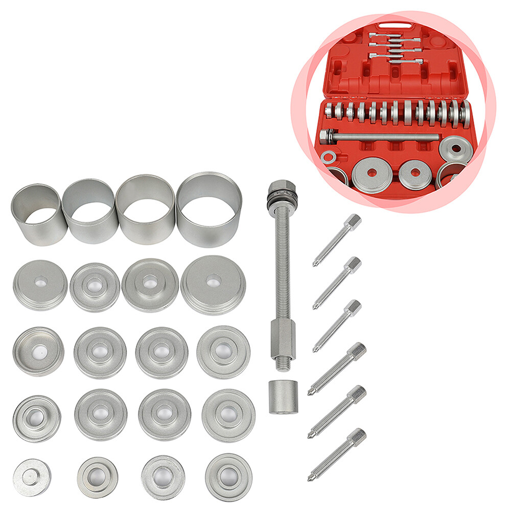 31Pcs Front Wheel Drive Hub Bearing Puller Remover Installer Tool Set