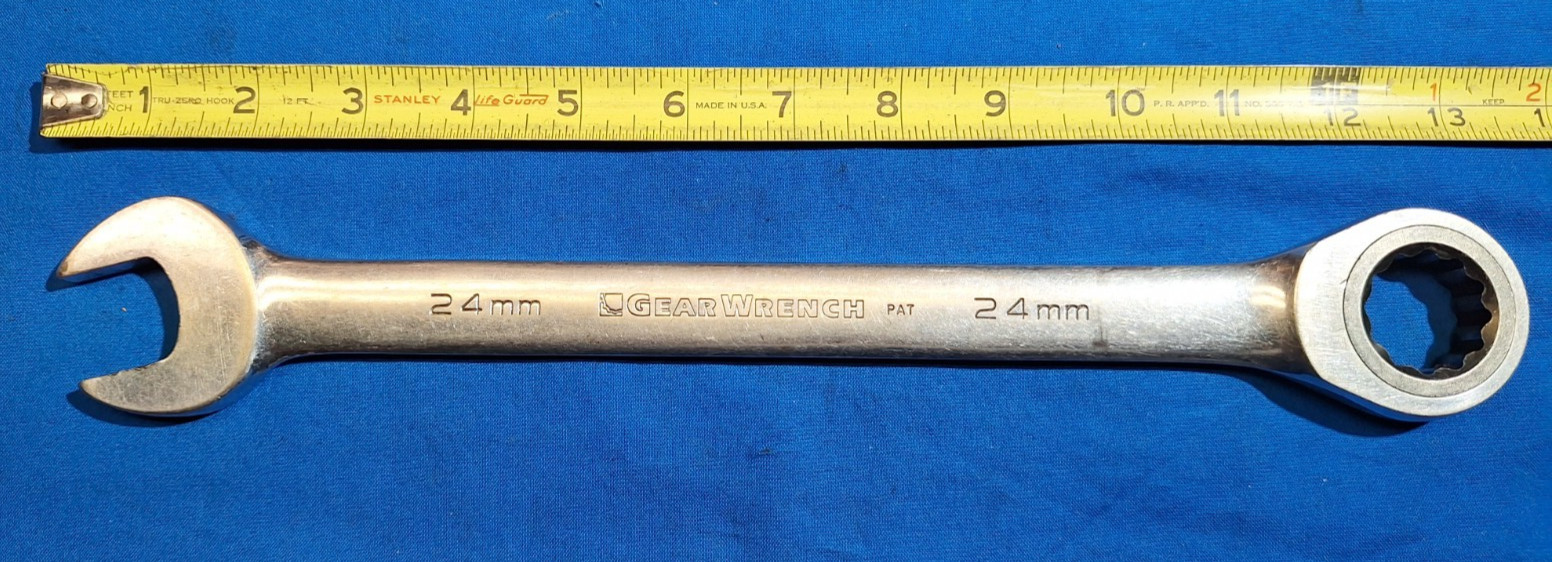GearWrench 24mm Ratcheting combination wrench 9124