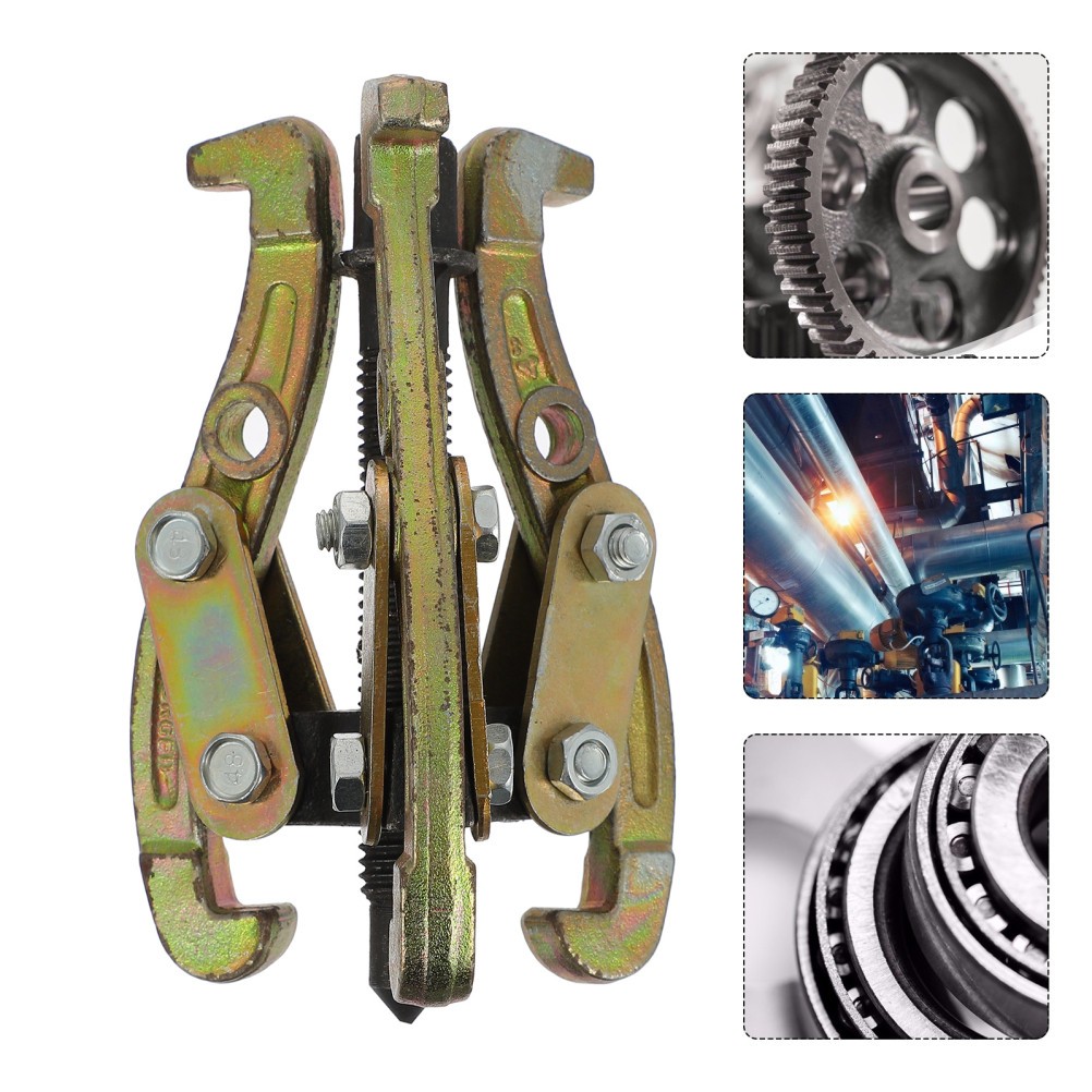 Three-claw Bearing Puller] Three-jaw Gear Adjustable Steel Pulling