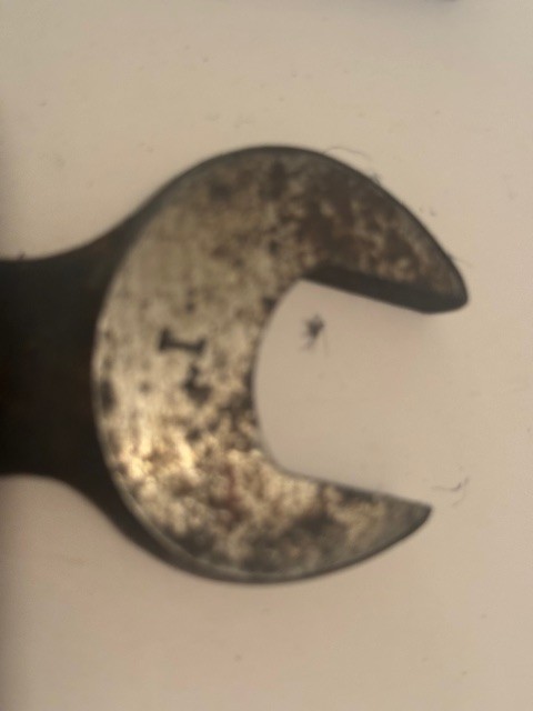 MADE USA – VINTAGE BILLINGS HEAVY DUTY 1″ X 15/16″ OPEN END WRENCH