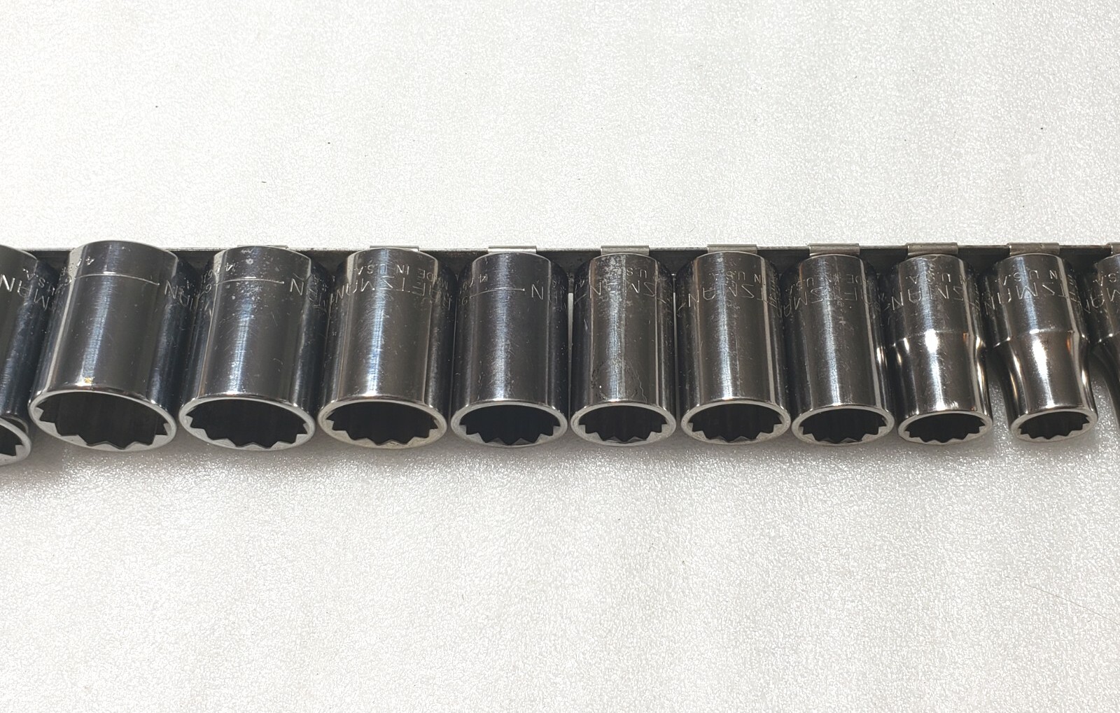 Craftsman SAE 14pc Socket Set, G-Series 1/2 Drive, 3/8″ thru 1-1/8″, USA Nice