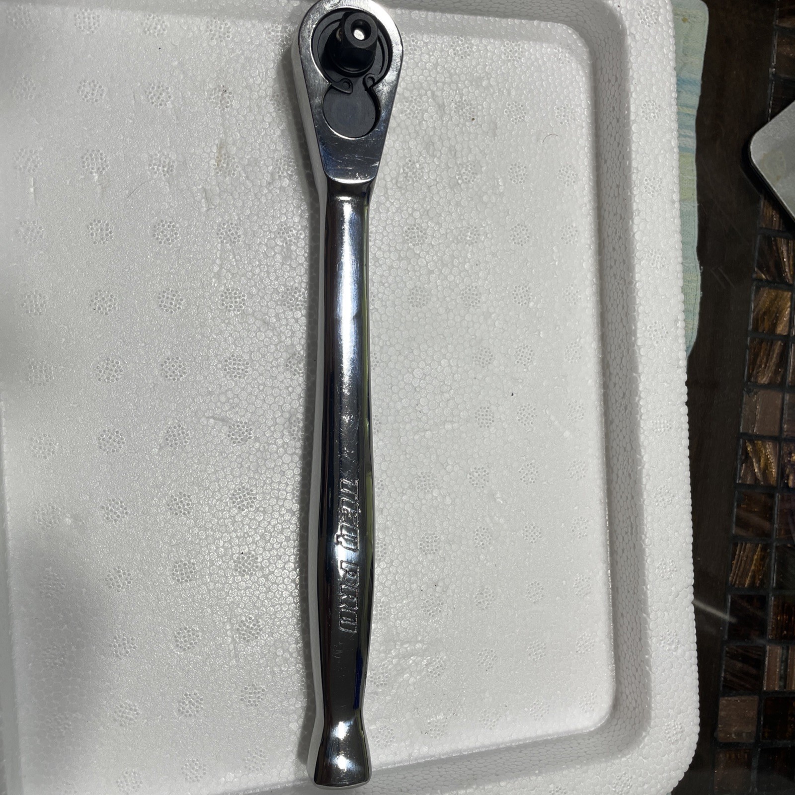 TEQ Pro 3/8” High Polished Chrome Quick Release Ratchet, Works 100% Like New !!