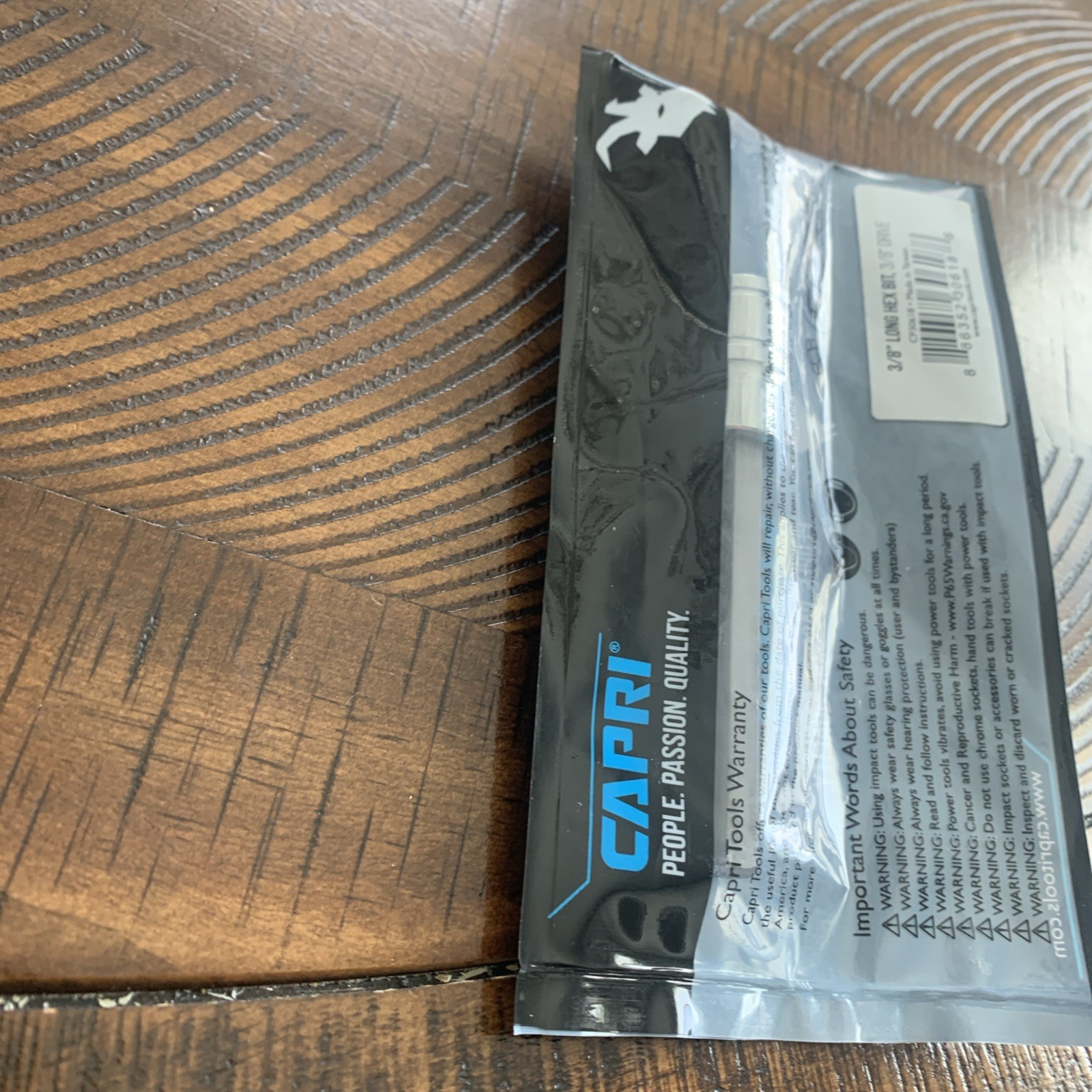 Capri Tools Long Hex Bit Socket, Metric and SAE Sizes