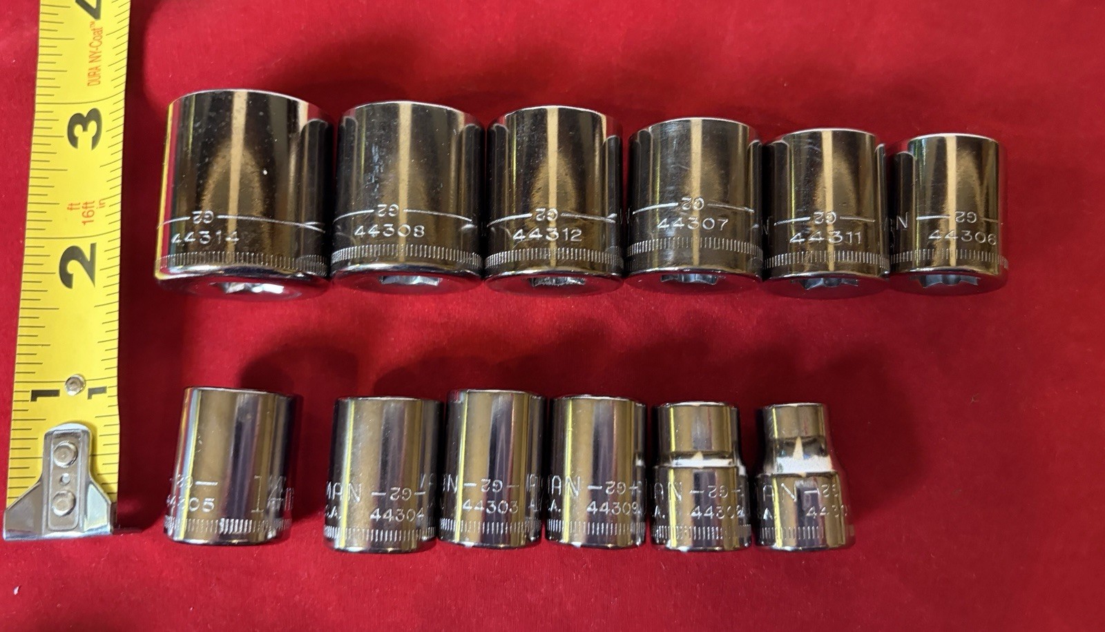 22 pc Craftsman 3/8″ Drive 12 Point SAE METRIC 21mm-9mm & 7/8″ – 5/16″ USA