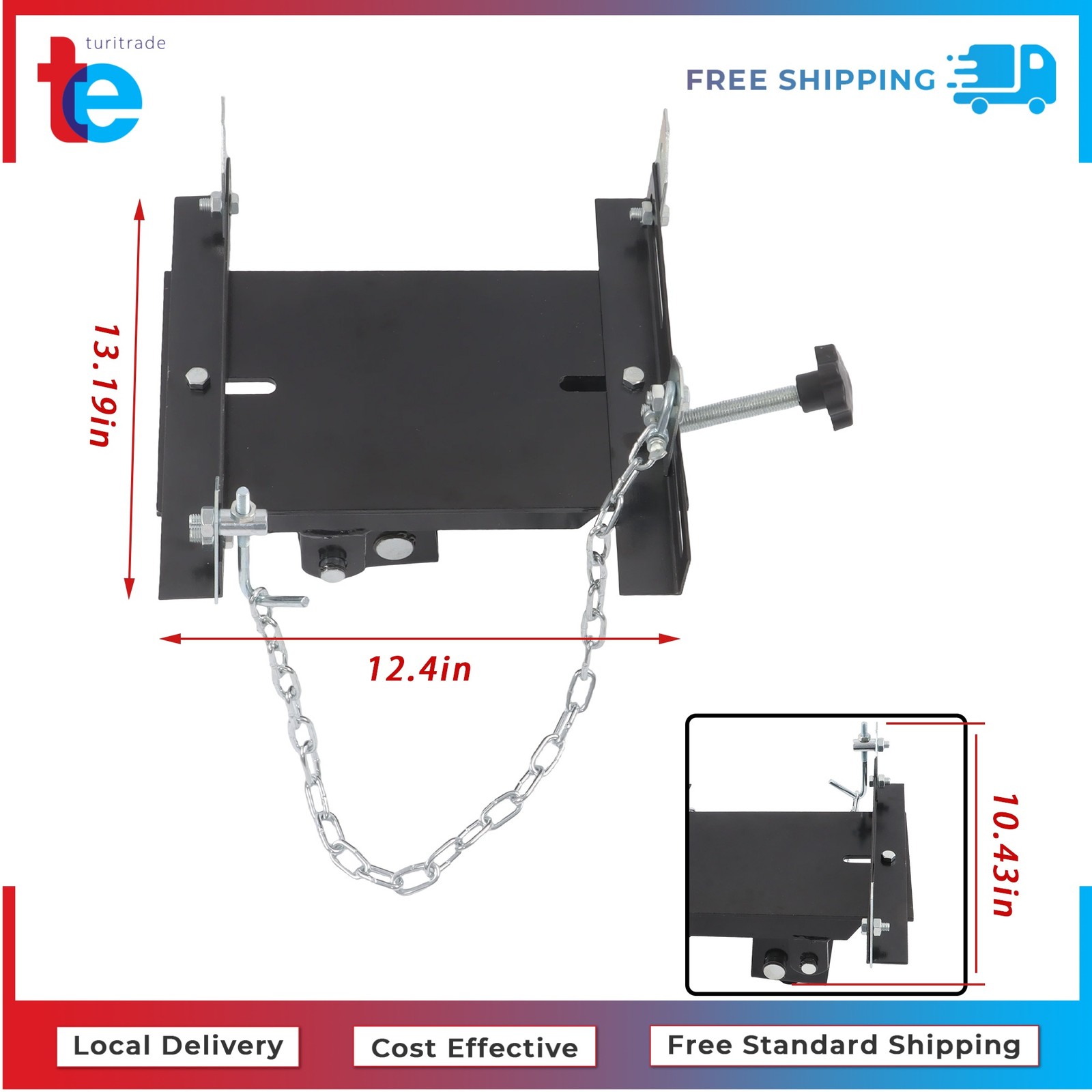 Transmission Floor Jack Adapter for Vehicle Repairs 1/2 ton High Capacity
