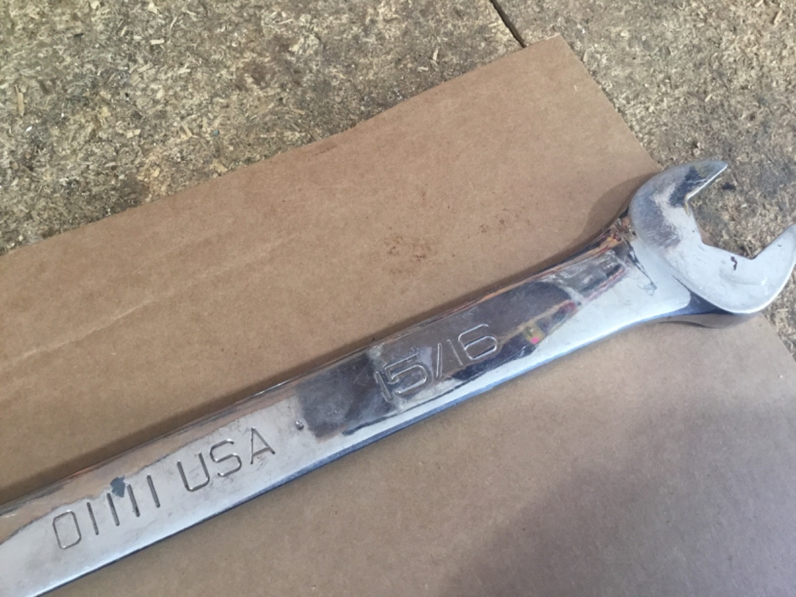 First Generation Kobalt USA 15/16″ 12-Point Combination Wrench No 01111