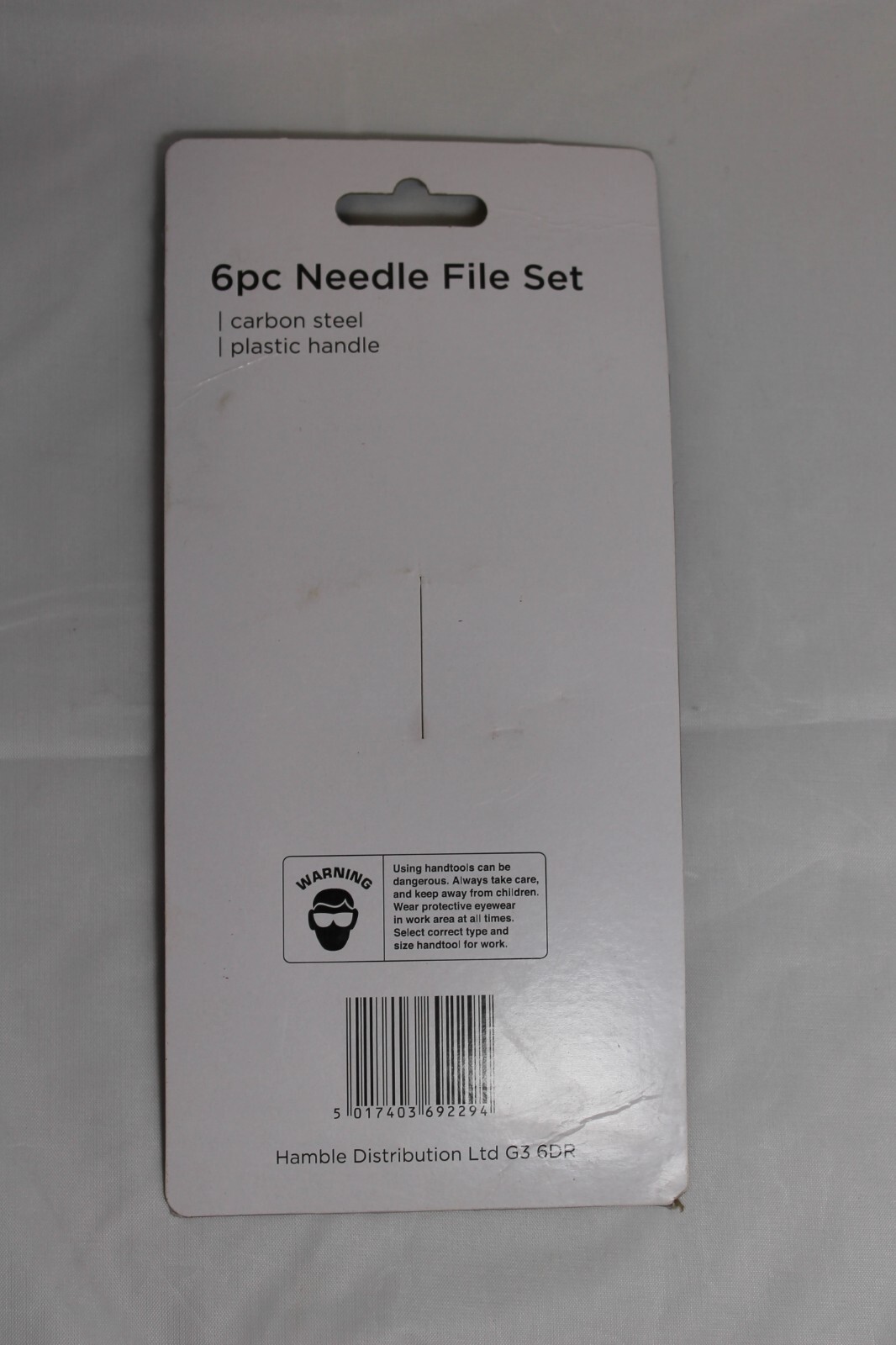 6pc Mini Precision Needle File Set Craft Jewellers Metal Tool Set Plastic Handle
