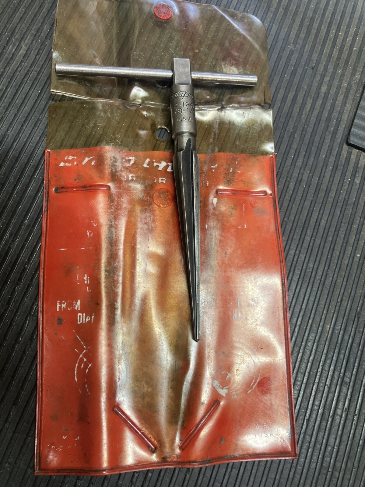 Snap On R-120 1/8-1/2 Square Head & T-handle Original Case In Good Condition