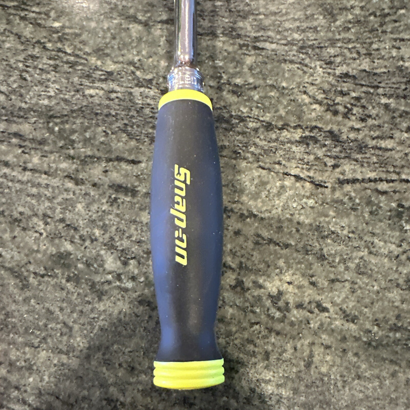Snap-on fhl80 3/8″ drive dual 80 long soft grip ratchet hi viz new