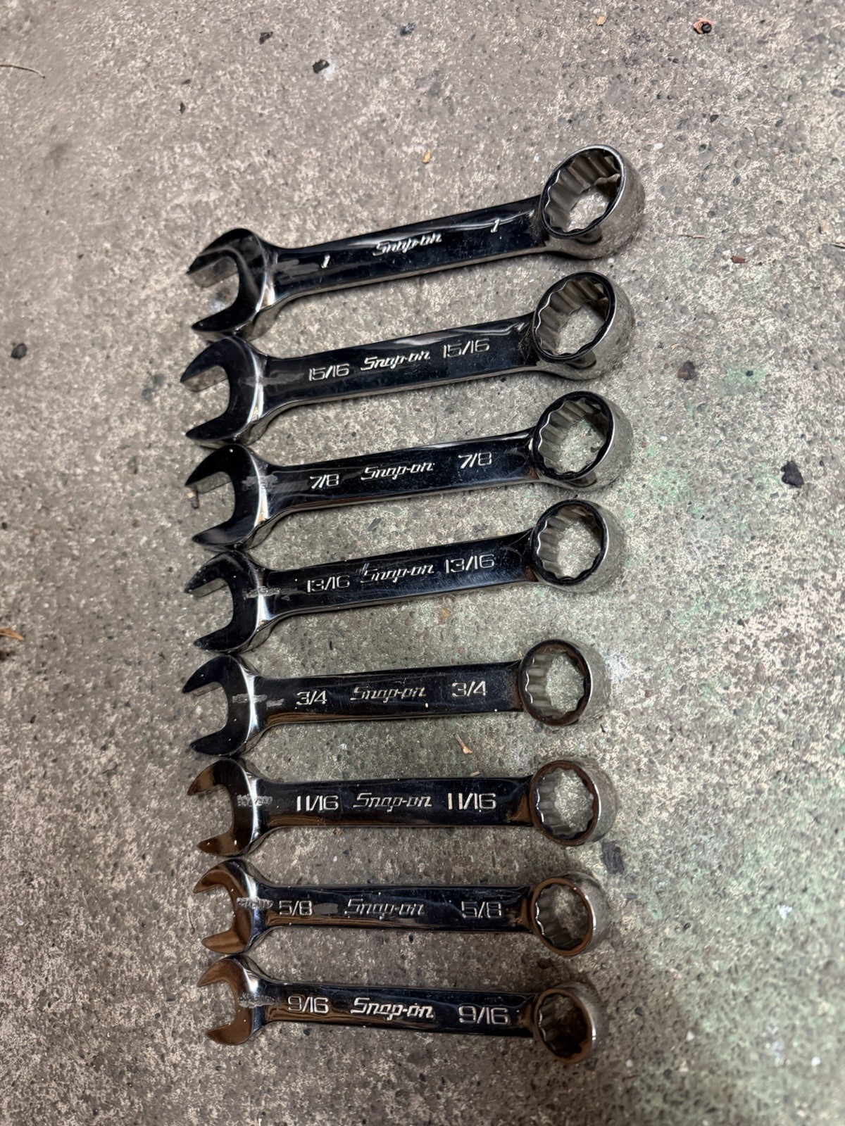 Snap On Set De 8pc OEX B 9/16-5/8-11/16-3/4-13/16-7/8-15/16-1”