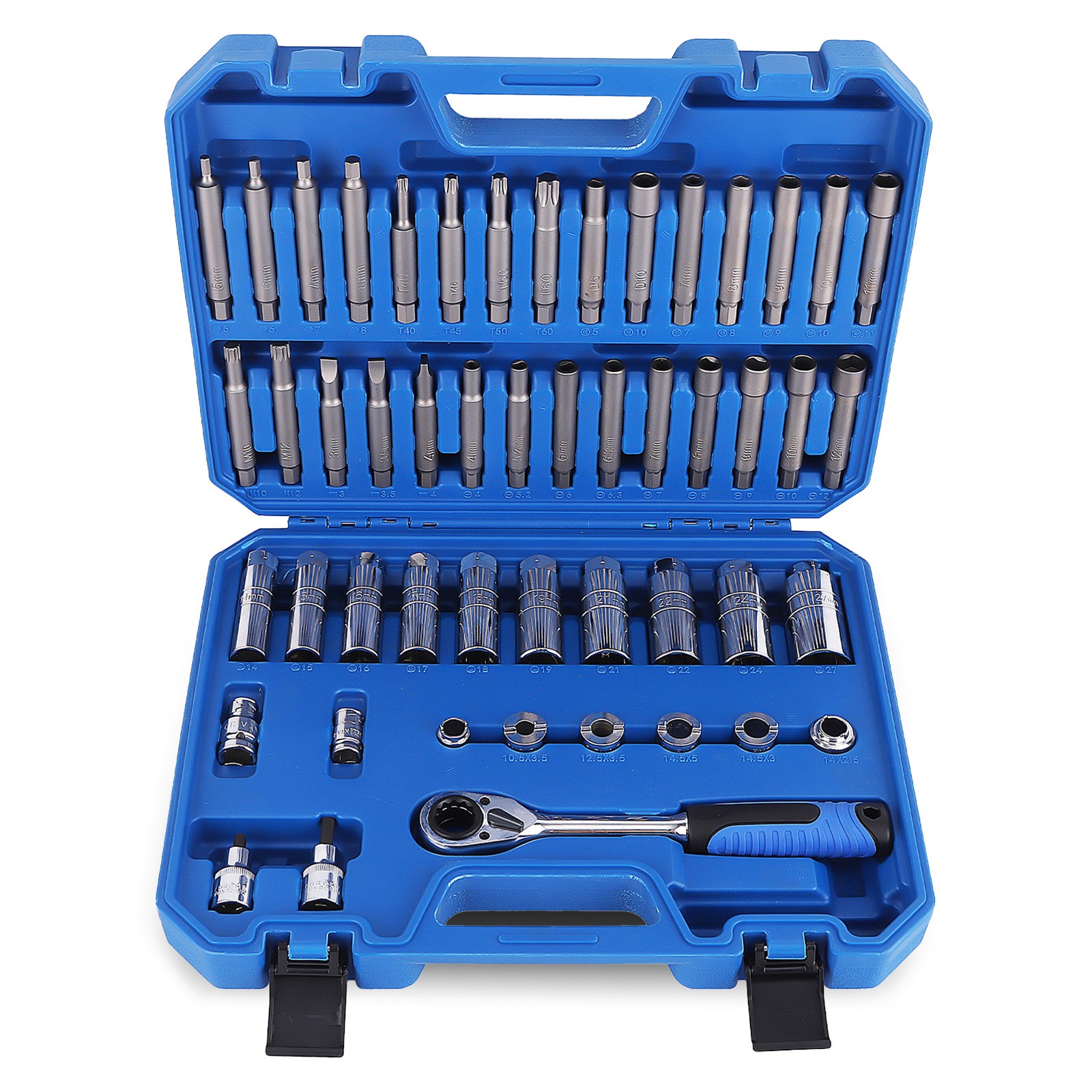 Strut Nut Removal Installation Tool 50-Pieces Socket Wrench Set For All Vehicles