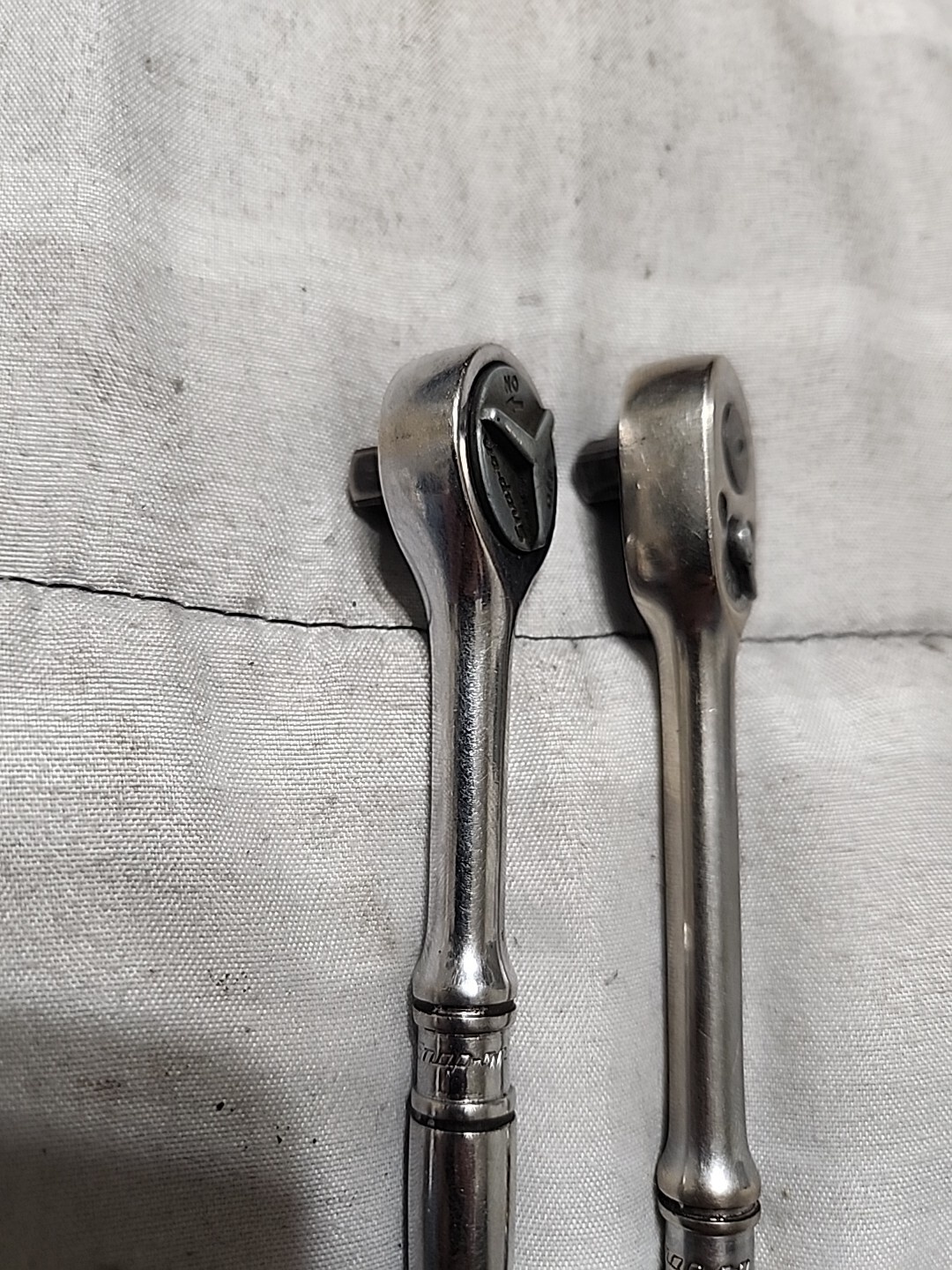 Lot 2 Snap On TM75A TM739 1/4″ Ratchet Long Handle and Short Handle USED