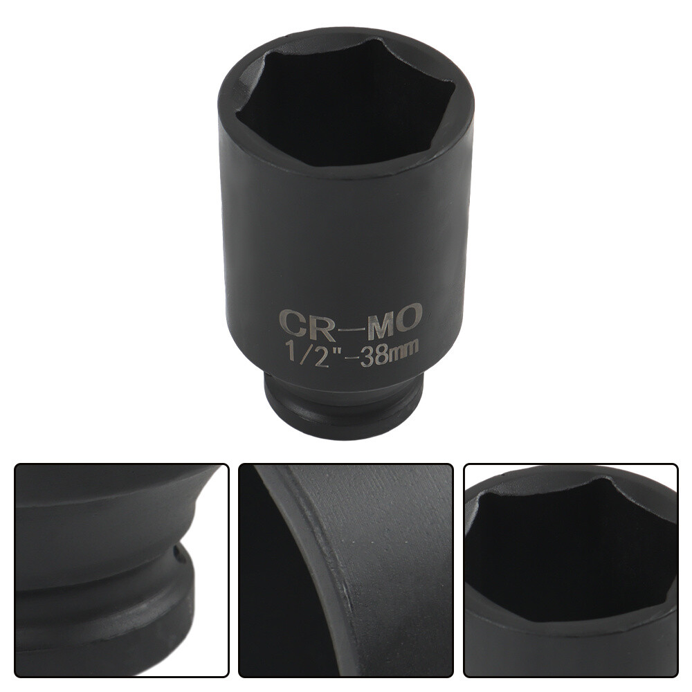 Labwork 9Pc 29-38mm Deep Impact Socket Set 1/2″ Drive Metric Axle Hub Nut Socket