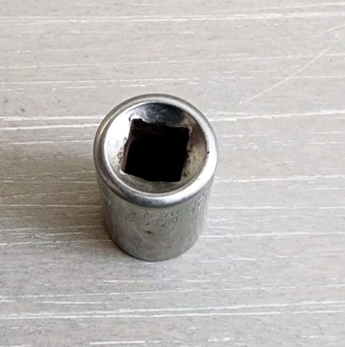 Craftsman USA 3/8″ Socket 6 Point 1/4″ Drive (No Stamped Catalog Number)