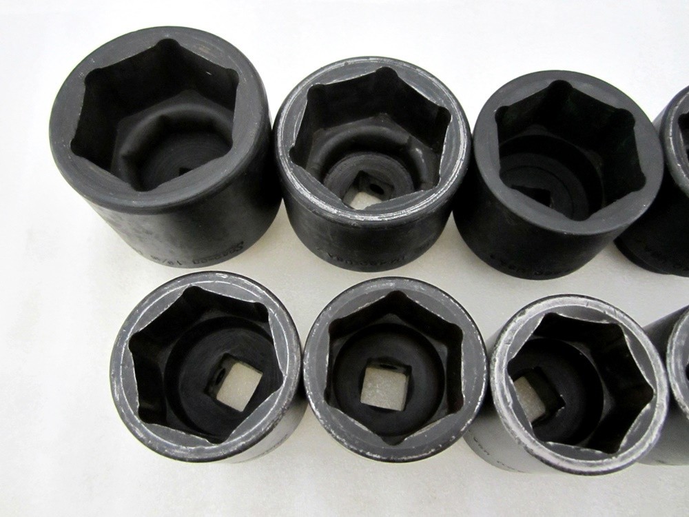 Snap-on 1/2″ Drive 10pc SAE 6pt Impact Socket Set 1″ to 1-9/16″ 309IMADDON USA