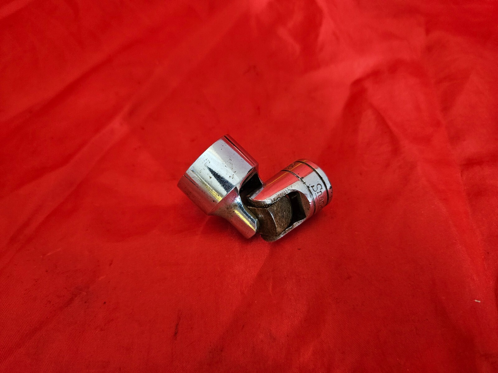 Snap-on FS24 3/8″ Drive 3/4″ 6 Point Shallow Universal Swivel Socket USA E3