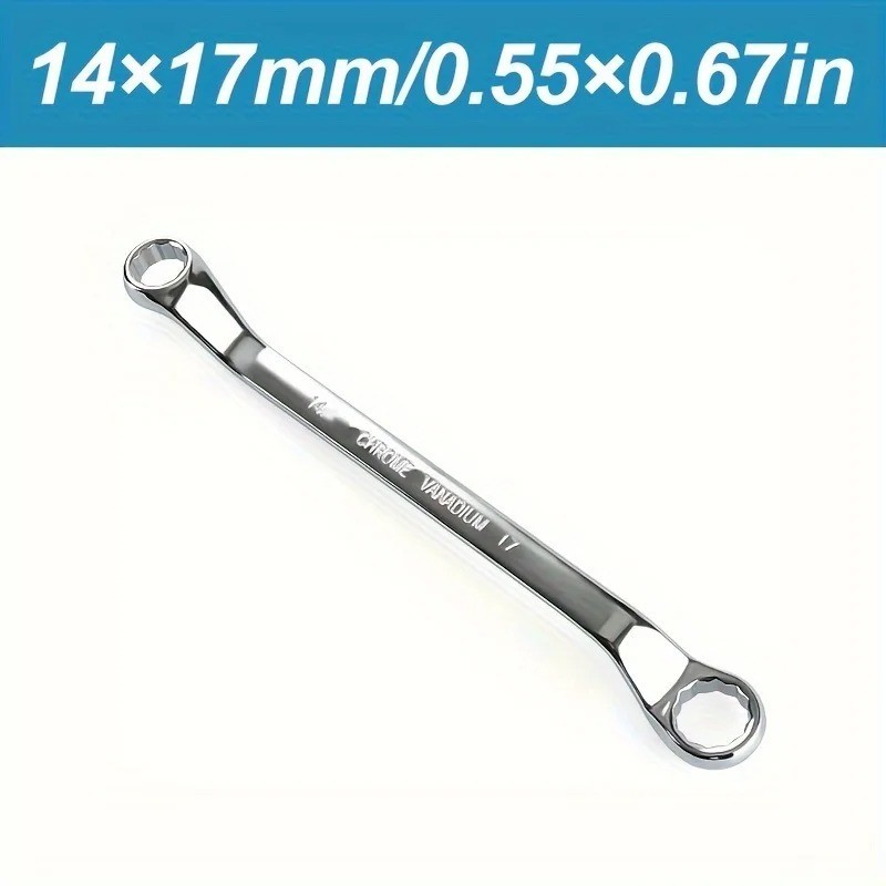 Premium Chrome Vanadium steel Tools 45-Degree Deep Offset Double Box End Wrench