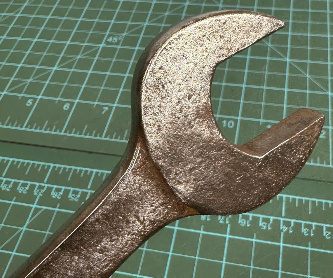 VTG Plomb 1 1/16 Pebble Combination Wrench 1234 USA Plvmb 12pt Open Box End