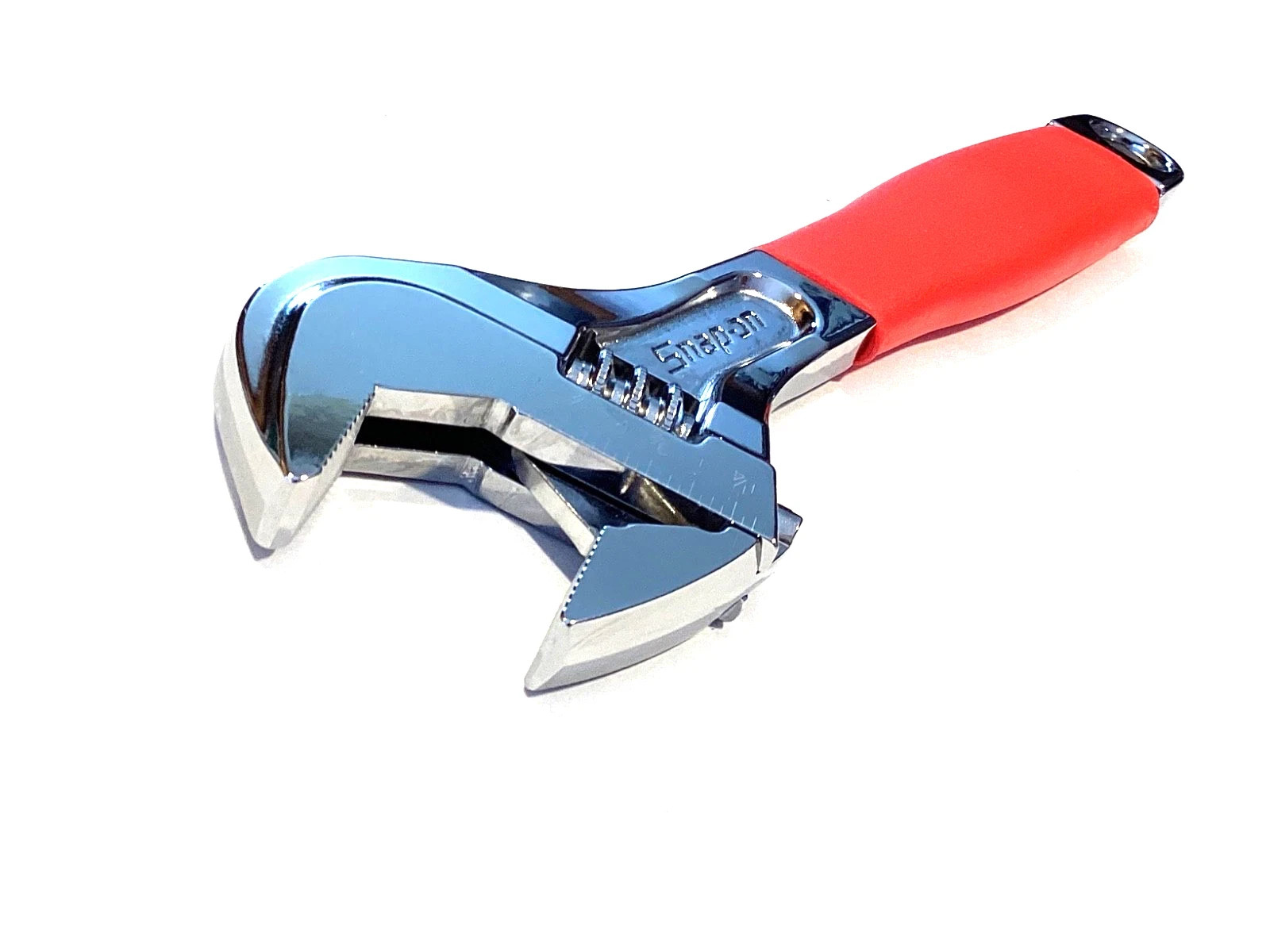 Snap On 12” Flank Drive Plus RED Soft Grip Adjustable Wrench FADH12C USA NEW