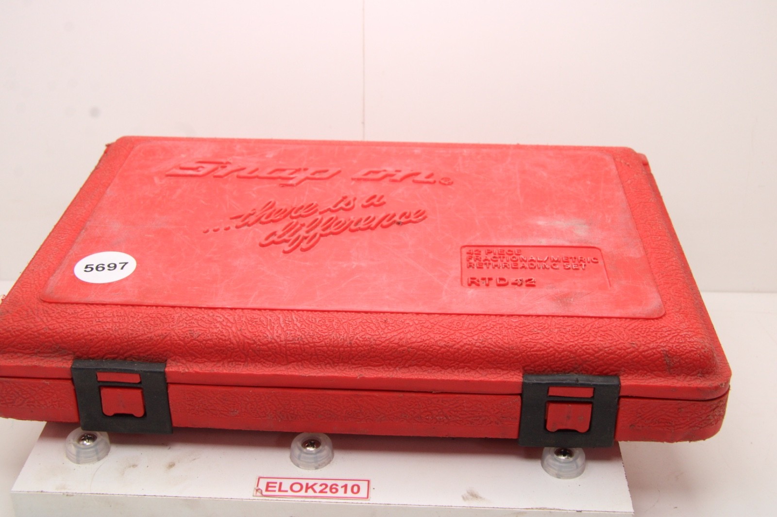Snap-on RTD42 45 Piece Fractional Metric Rethreading Set USA w/Extra Files