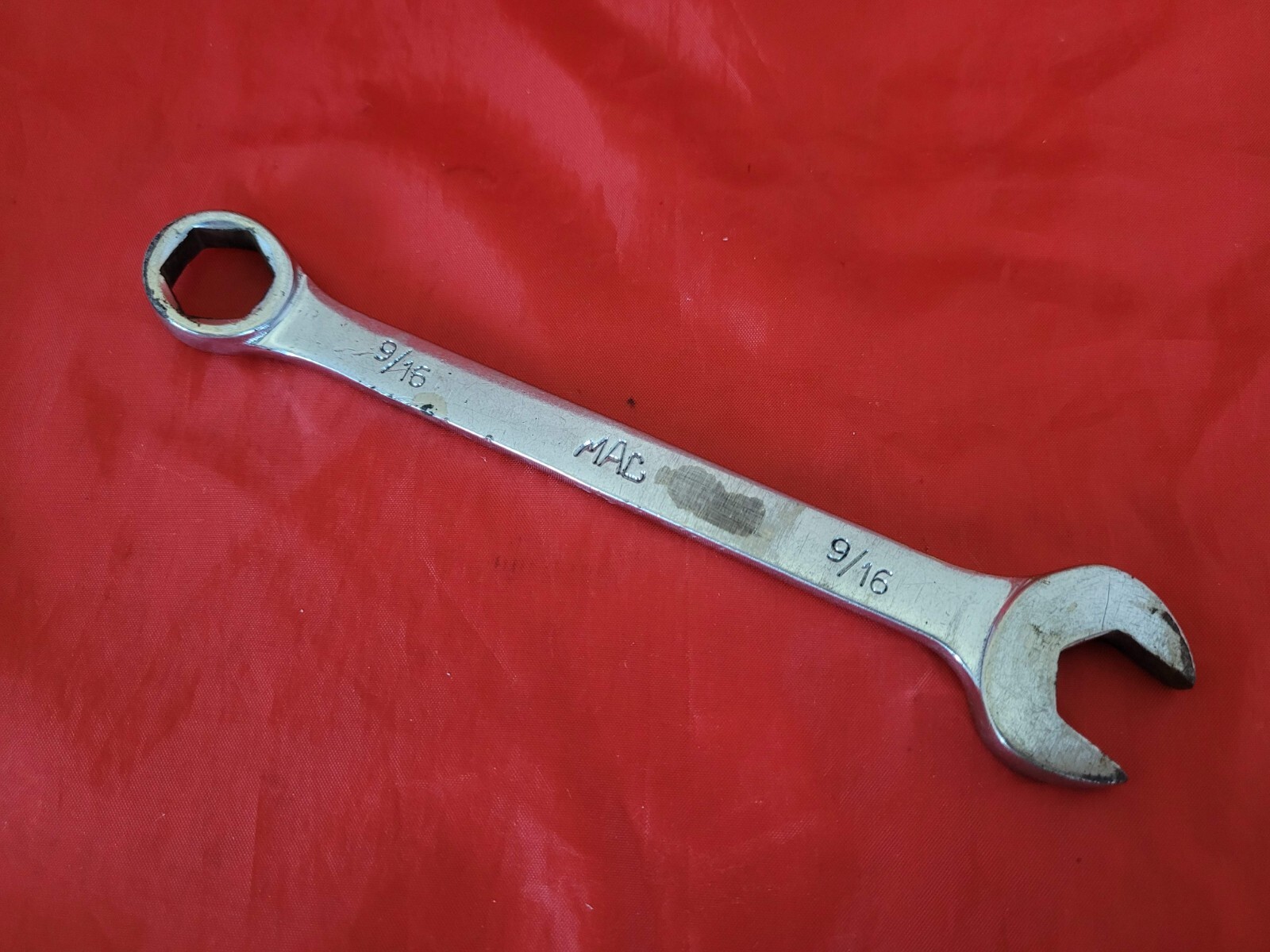 MAC CH18 9/16″ 6 Point Combination Wrench Open Box End USA SAE S17