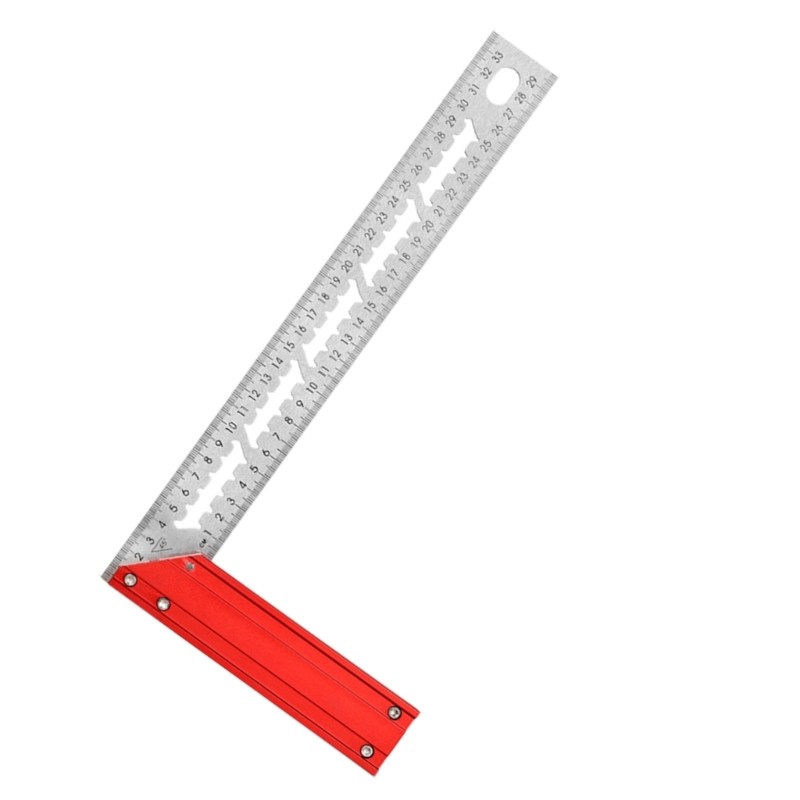 High Precise Aluminum Alloy L Shape 90 Degree Angled Ruler For Woodworking And