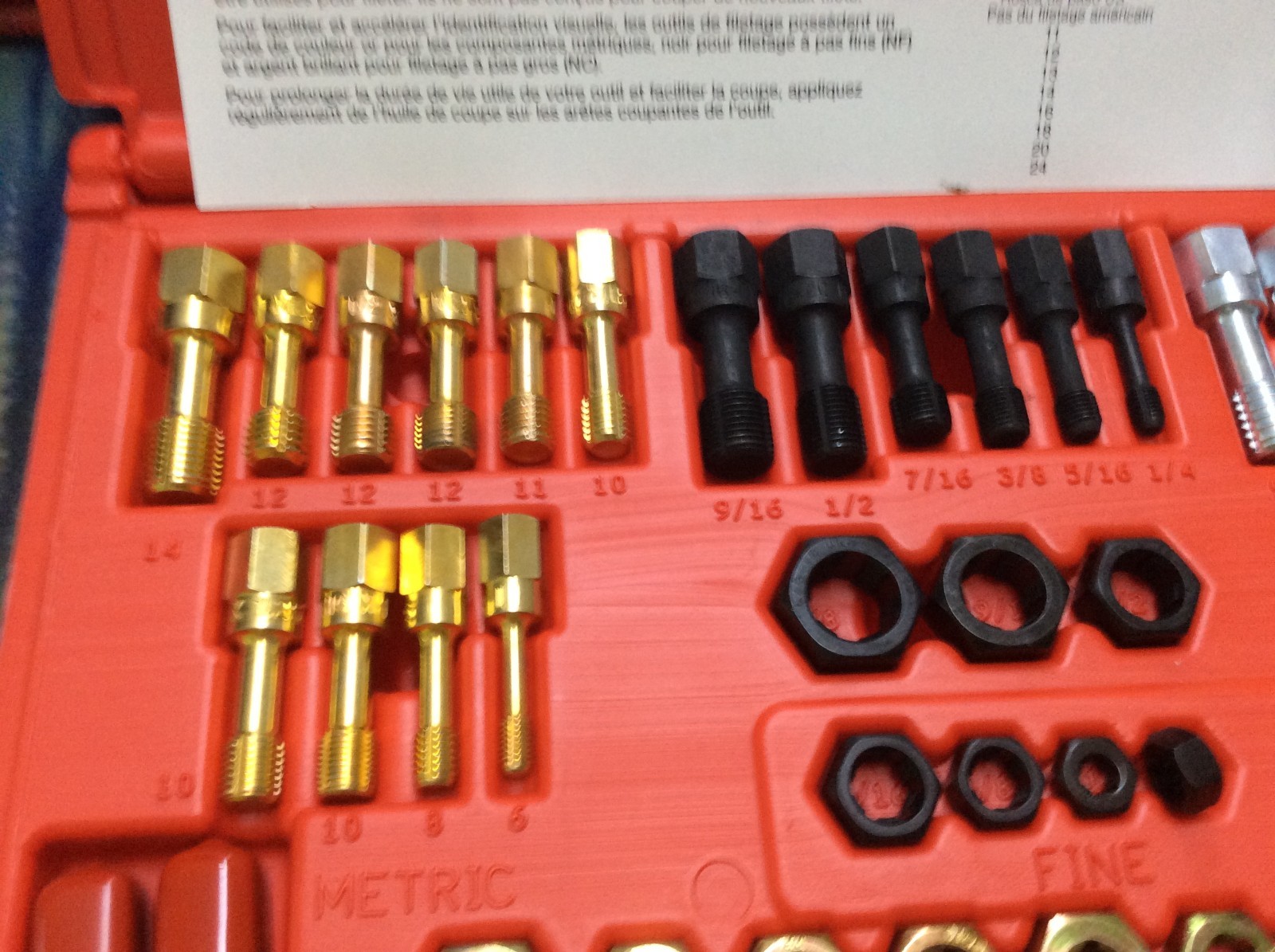 Mac Tools USA 48-Piece Thread Restoring Set TRCOMBO-48 SAE & Metric & Organizer.
