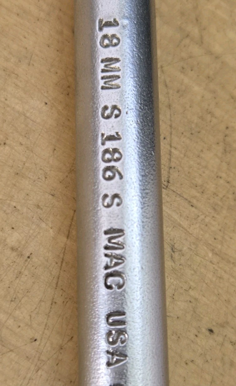 MAC Tools S186S – 18mm 21″ Long Knurled Handle Alignment Obstruction Wrench