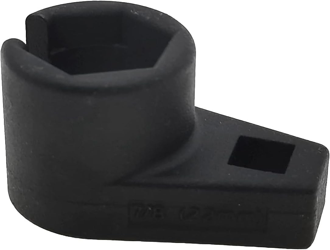 7/8 Inch and 22mm Offset Oxygen Sensor Socket Wrench Removal Tool 3/8 Inch Drive