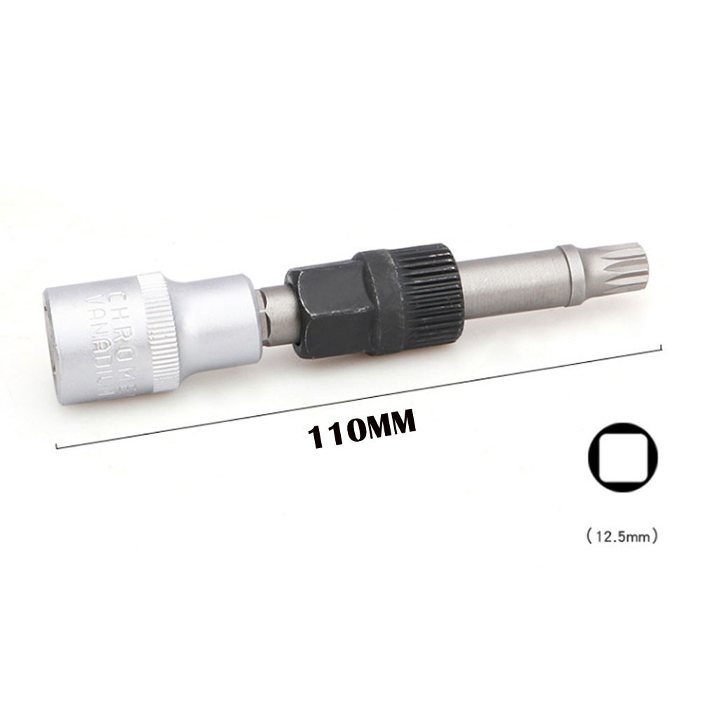 Clutch Pulley Removal Tool Car Accessory Alternator Black+Silver Metal