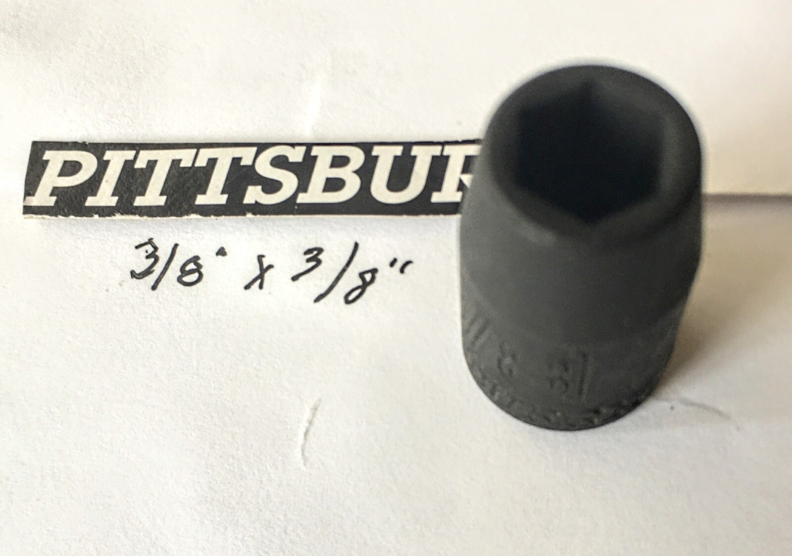 Pittsburgh 3/8″ x 3/8″ Impact Socket 6 Pt Free USA Shipping