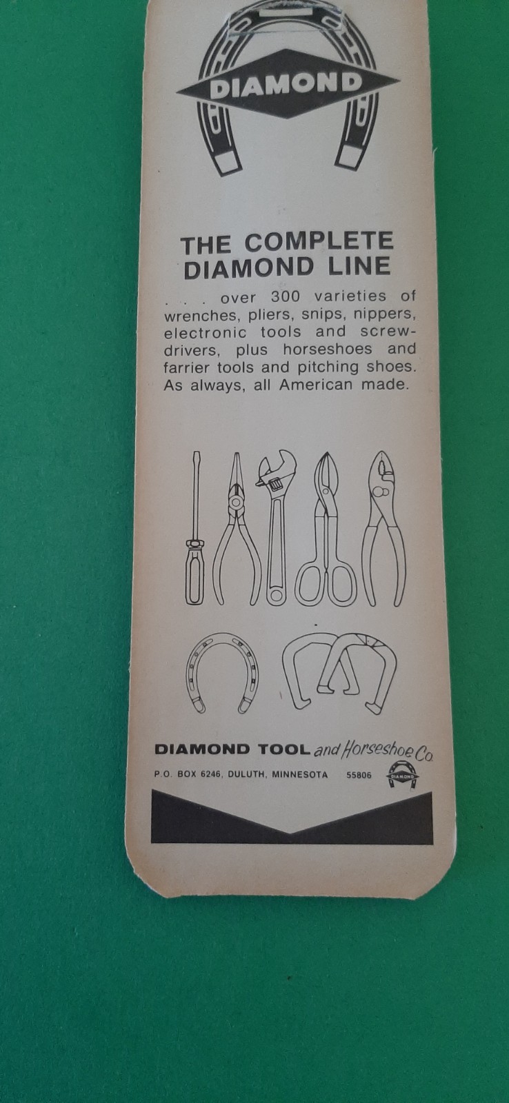 NOS Diamond Horseshoe 5″ Regular Nose w/ Cutter Slip Joint Pliers K15 K15H 4B