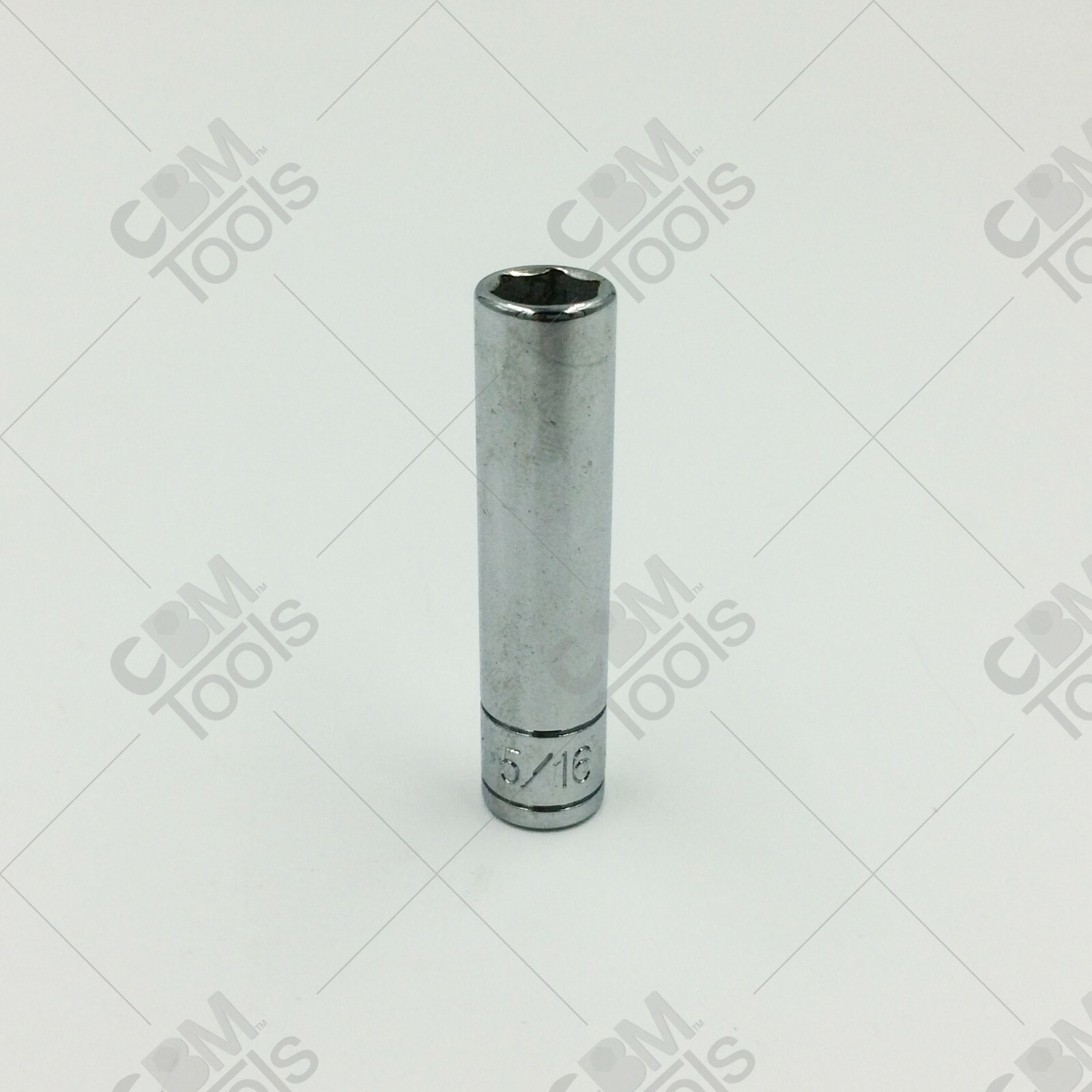SK Hand Tools 41910 5/16″ 6 Point 1/4″ Drive Fractional Deep Chrome Socket