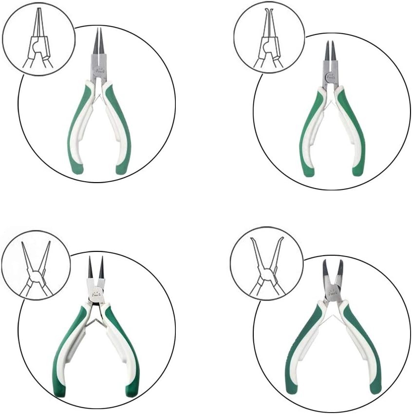 Mini Snap Ring Pliers Set – 4 Pcs Heavy Duty Circlip Pliers