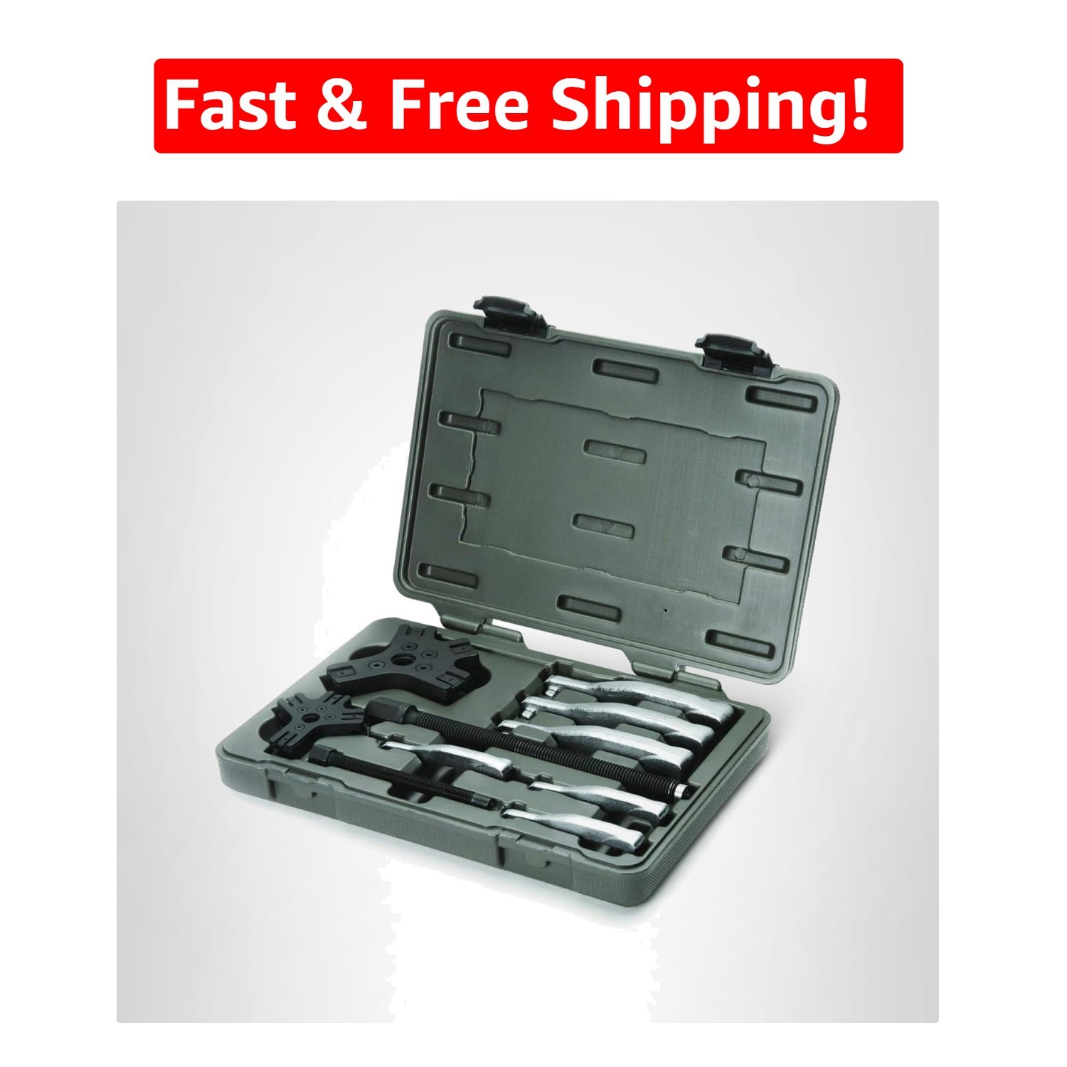 2 & 5 Ton Ratcheting Puller Set – Versatile Automotive Tool, Lightweight Design