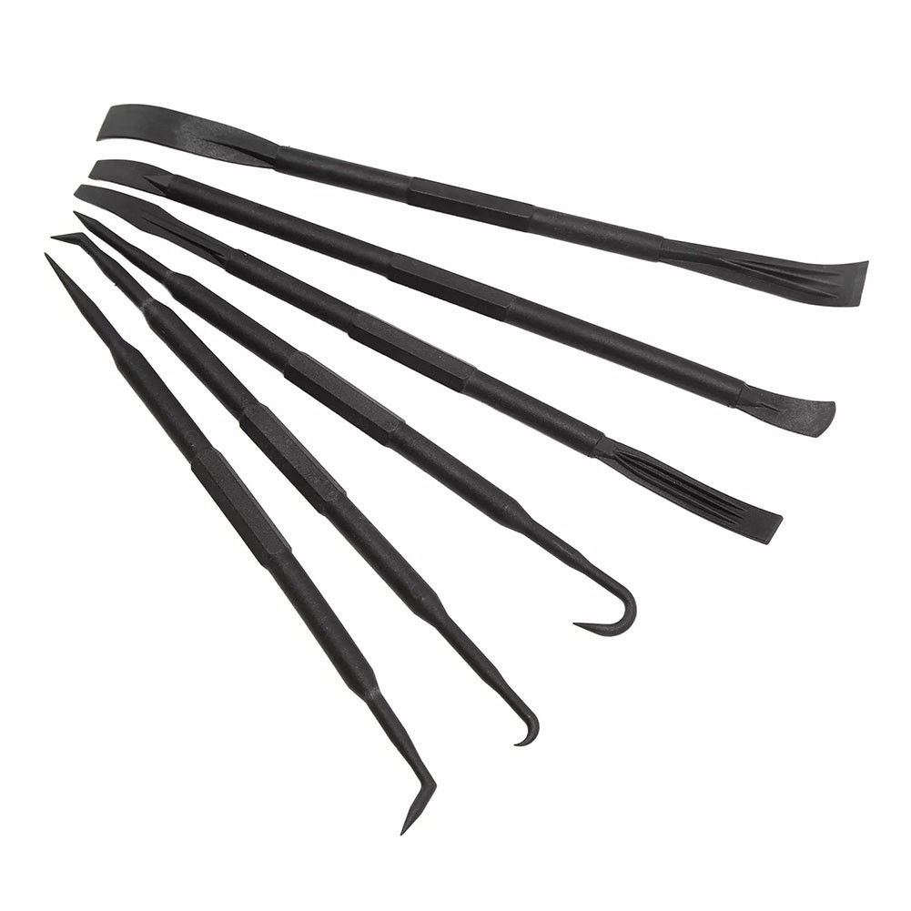 Sturdy 6pcs Prying Tool Set Designed to Reach Tight Spaces Effectively