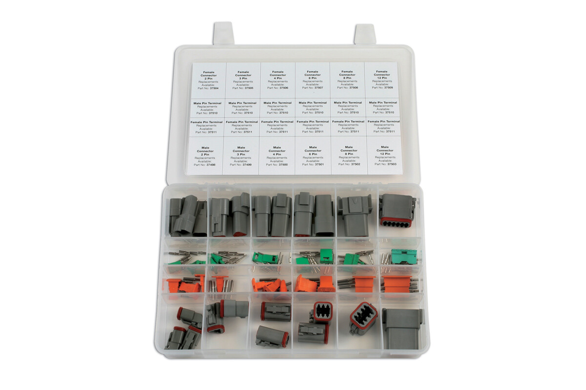 Connect 37415 22 Piece Assorted Deutsche DT Connector Kit